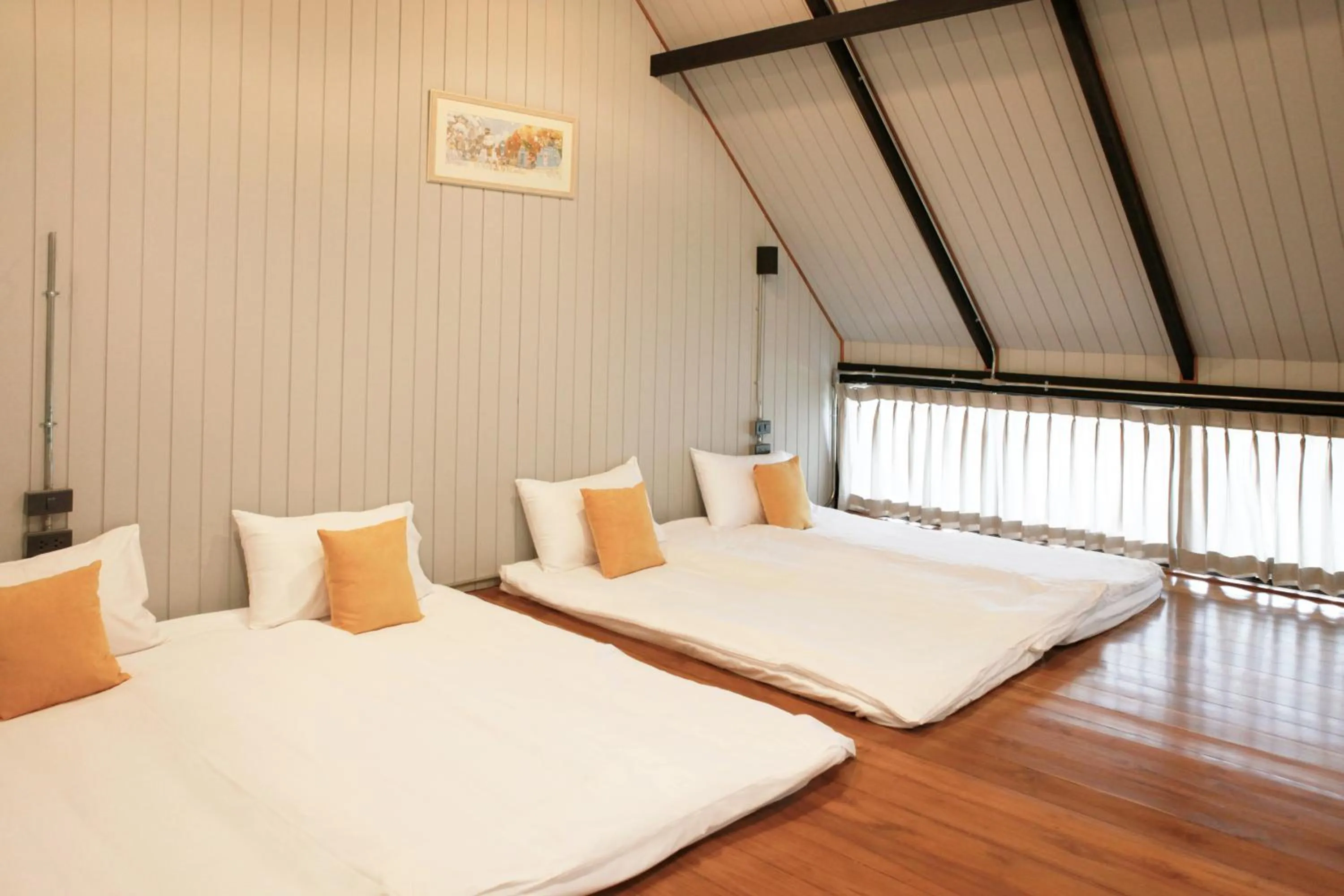 Bed in Yellow Pillow village