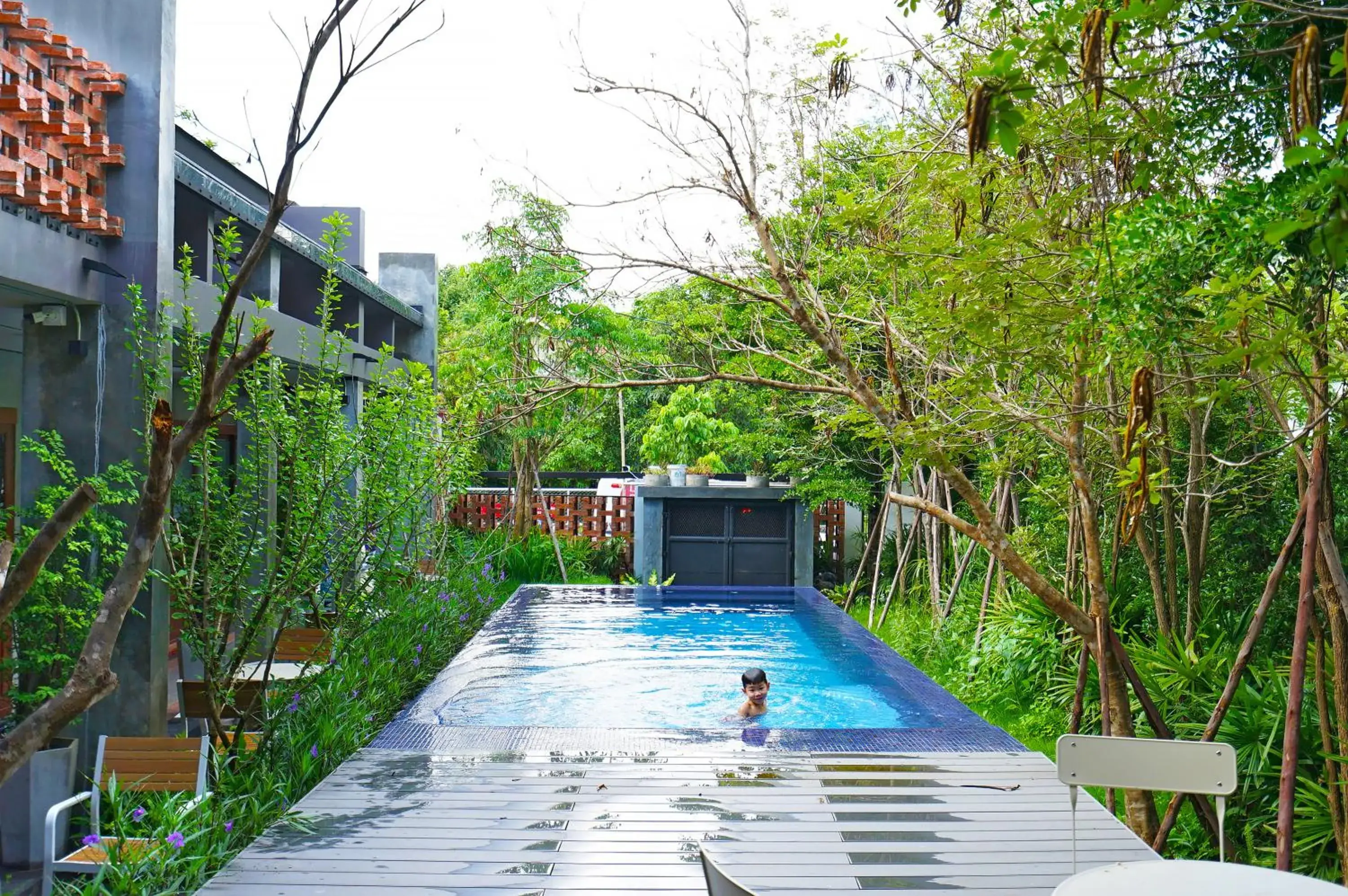Pool view in Yellow Pillow village Pool view in Yellow Pillow village