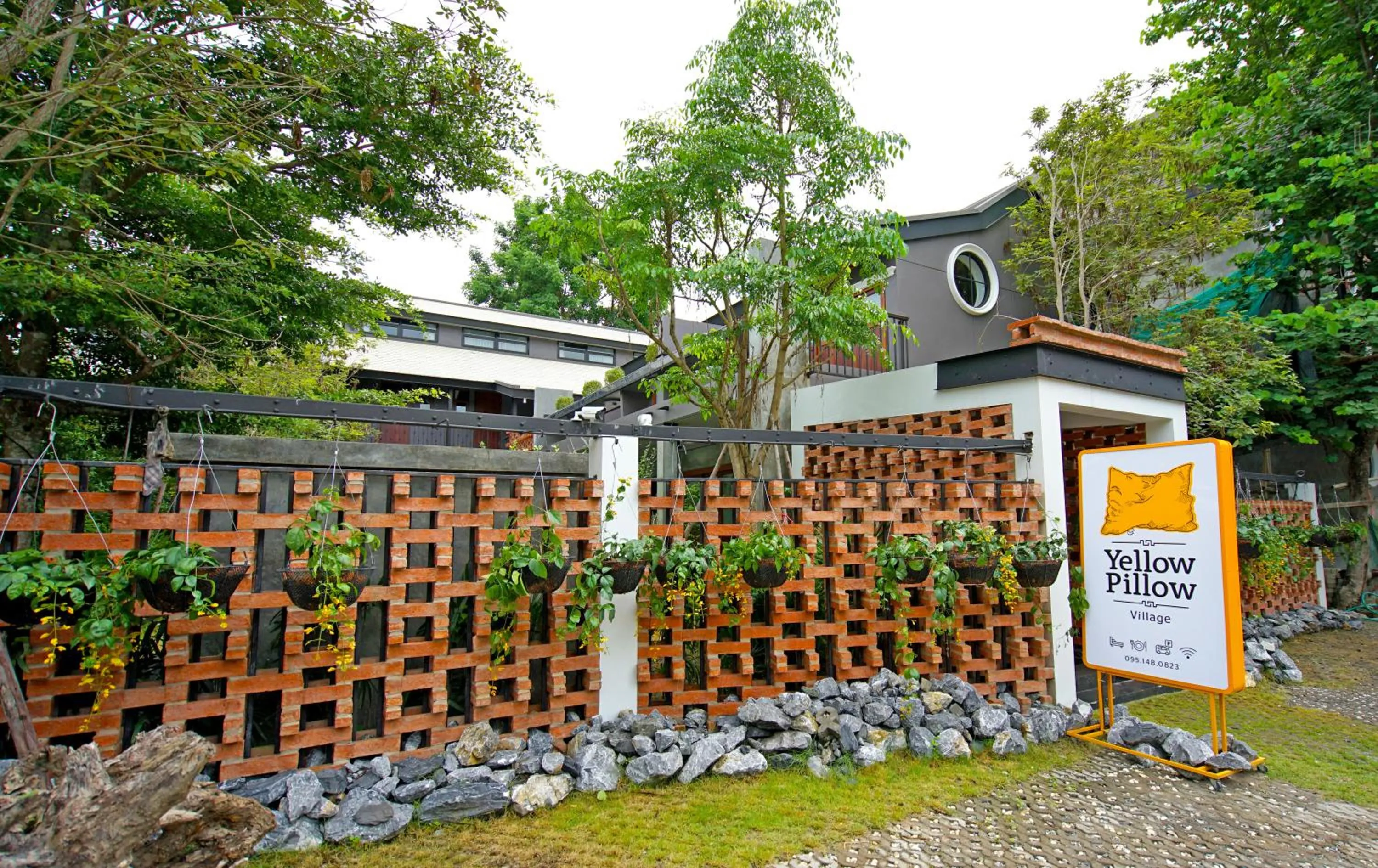 Property building in Yellow Pillow village