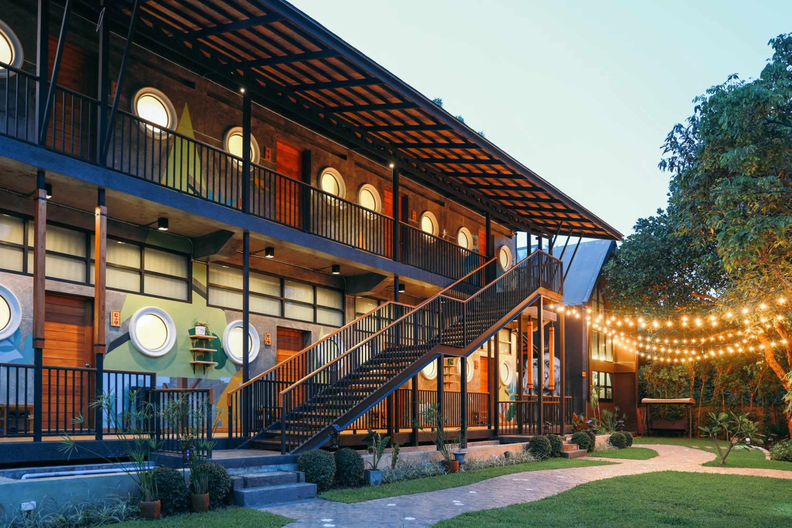 Property building in Yellow Pillow village