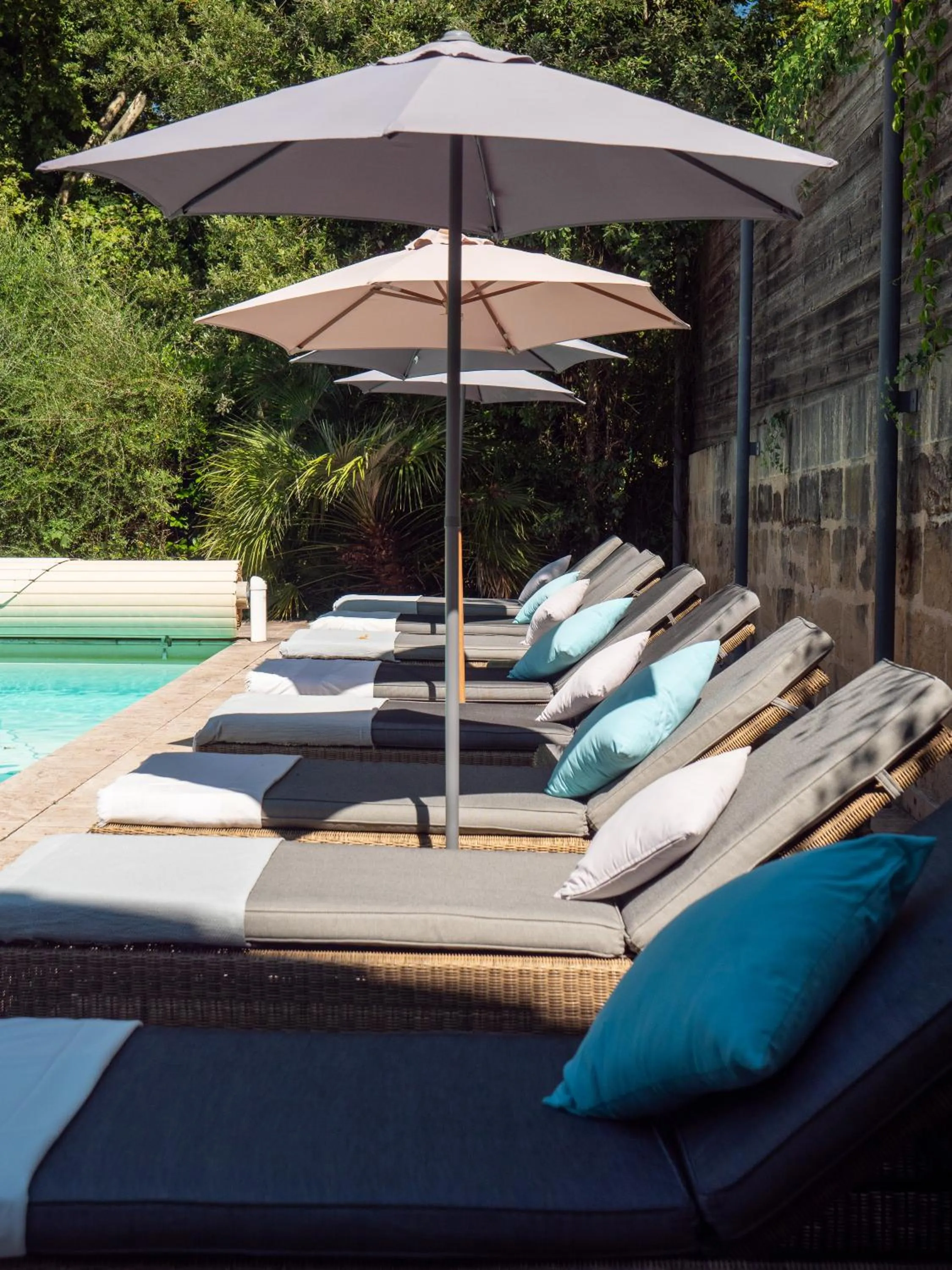 Patio in Chateau Pont Saint-Martin