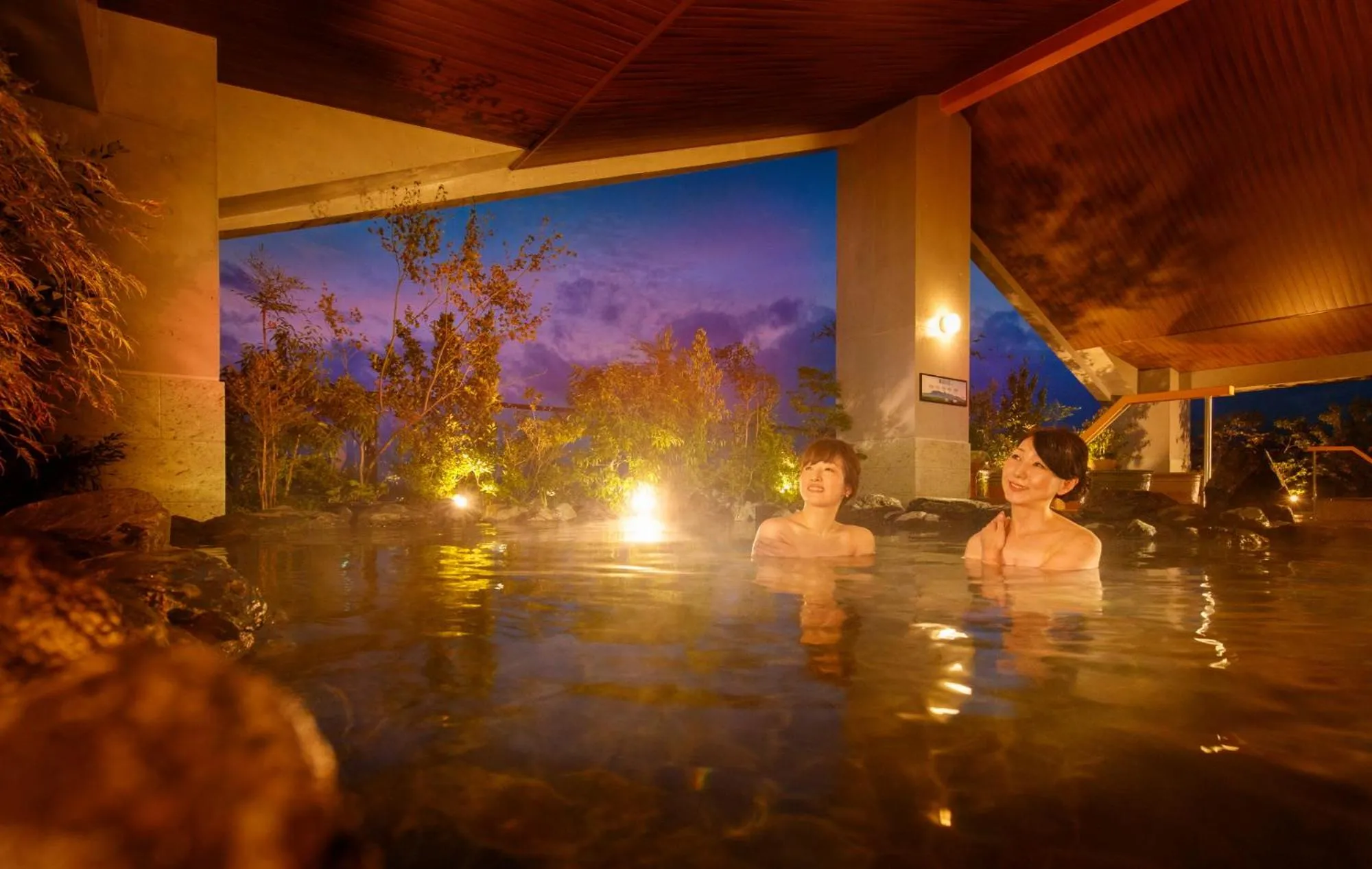 Hot Spring Bath in Hotel Mori no Kaze Nasu