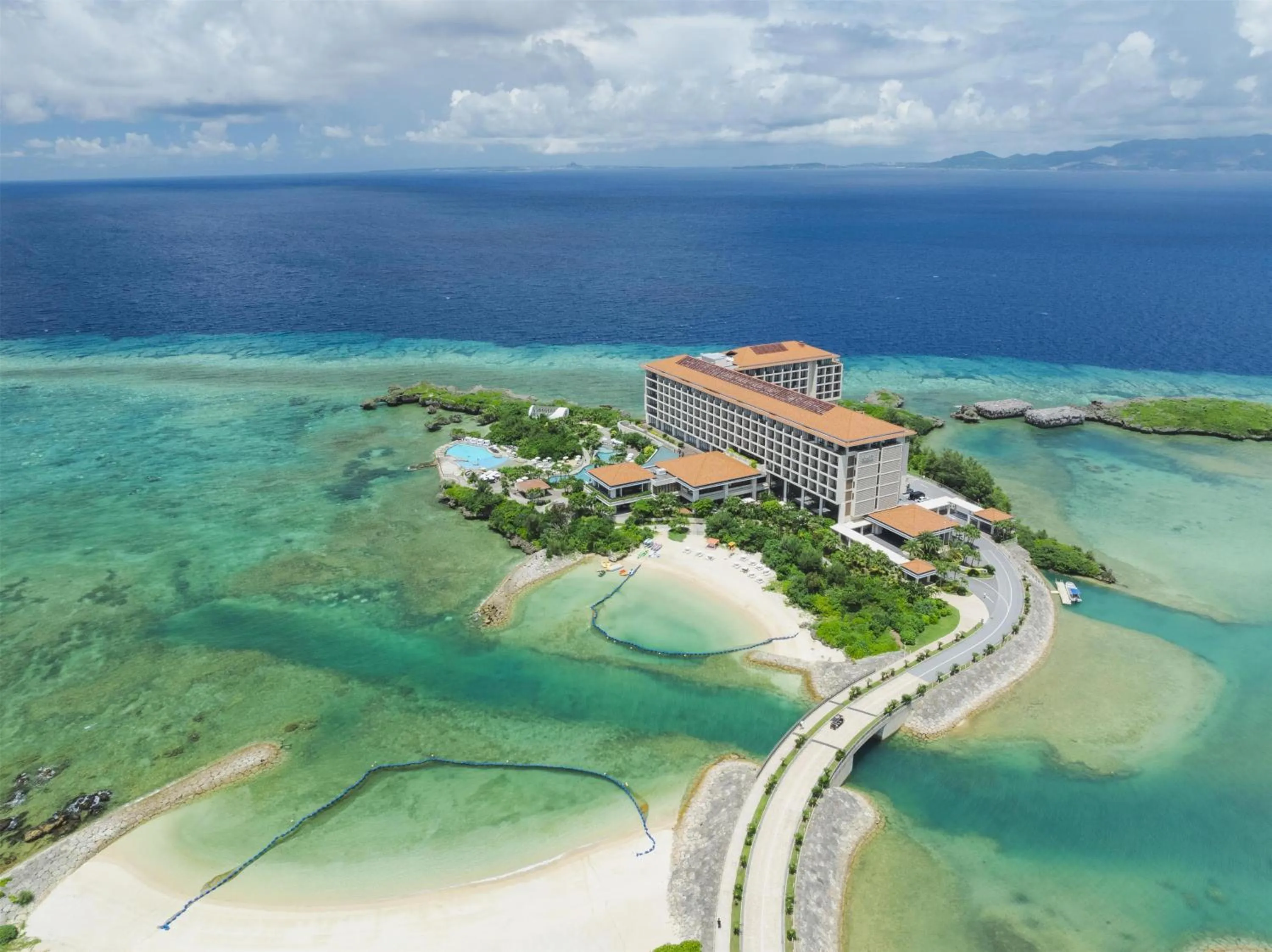 Beach in Hyatt Regency Seragaki Island Okinawa