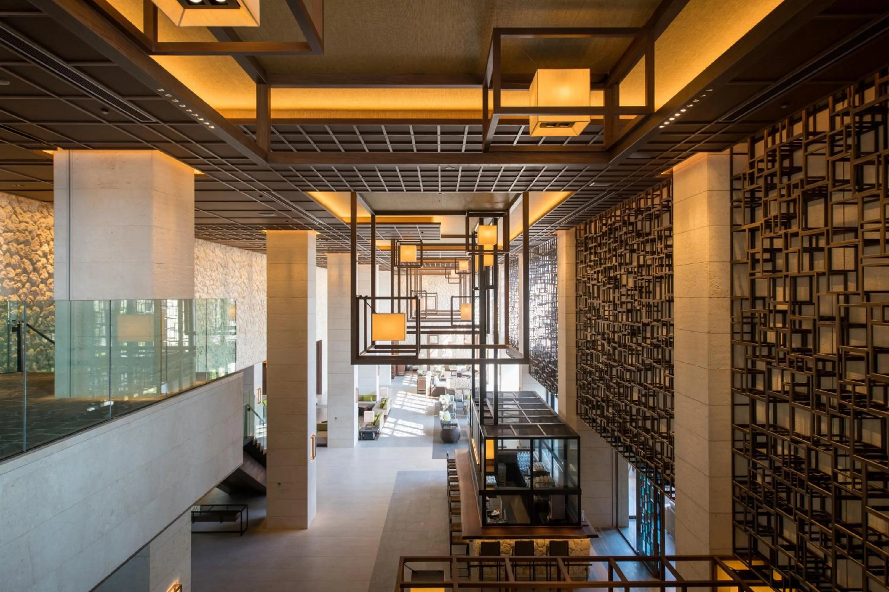 Lobby or reception in Hyatt Regency Seragaki Island Okinawa