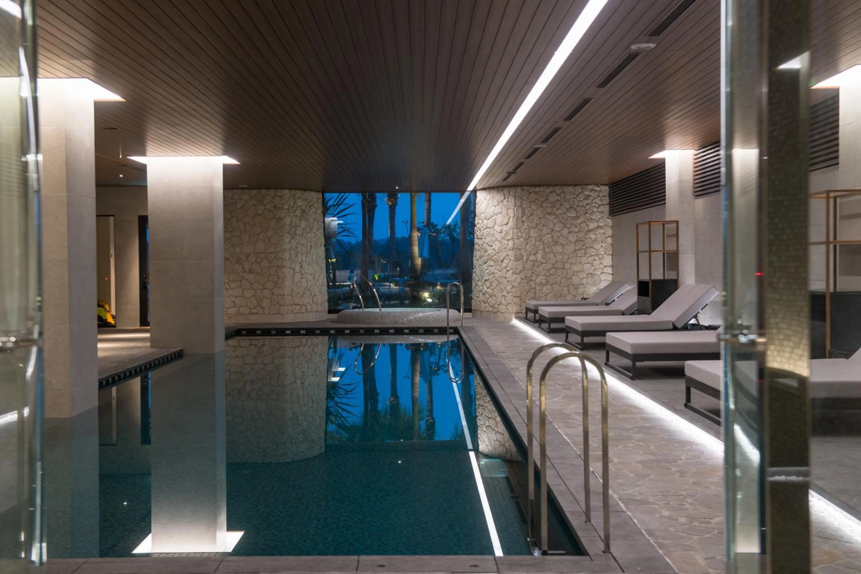 Swimming pool in Hyatt Regency Seragaki Island Okinawa