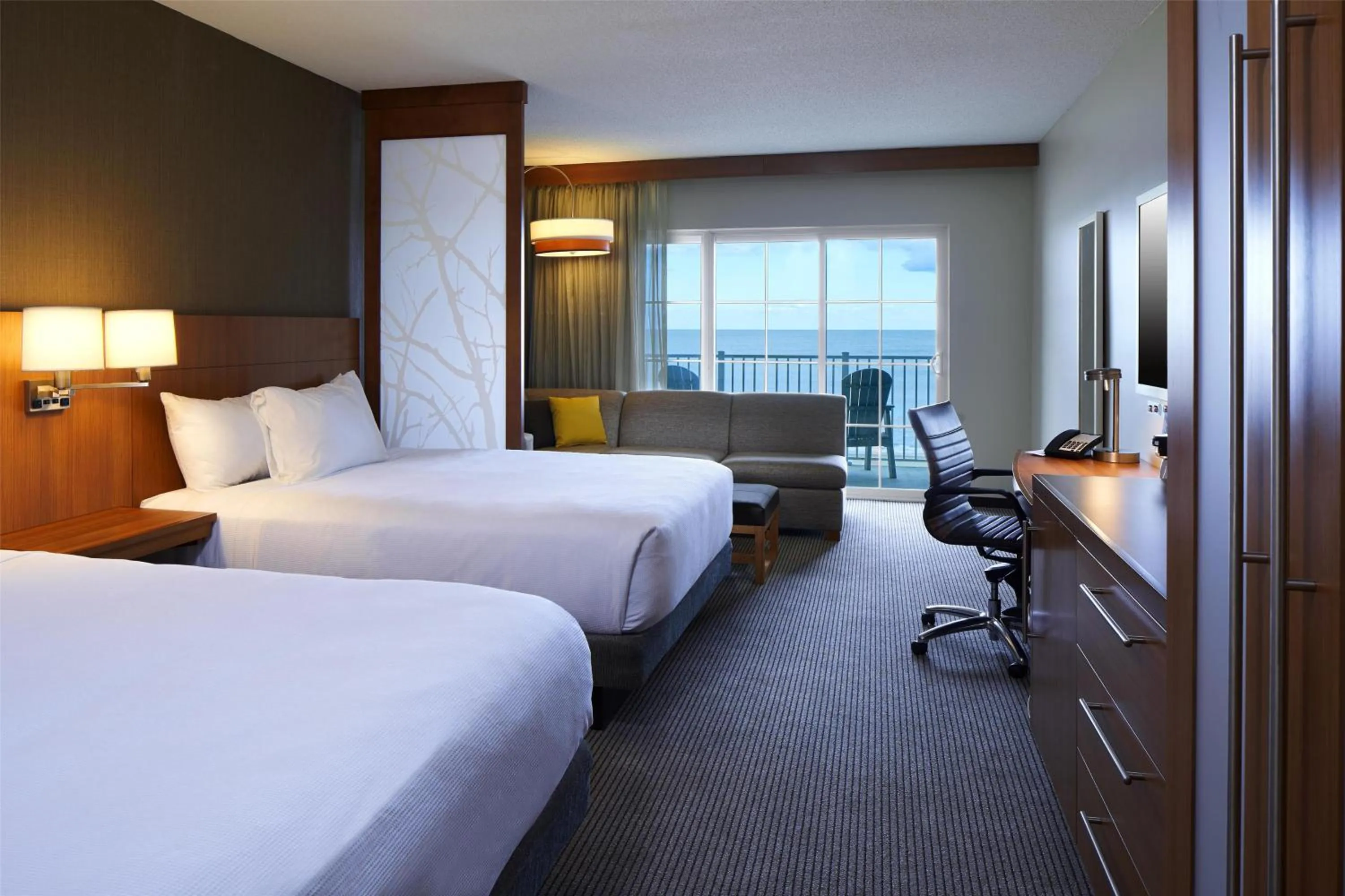 Bedroom, Bed in Hyatt Place Ocean City Oceanfront