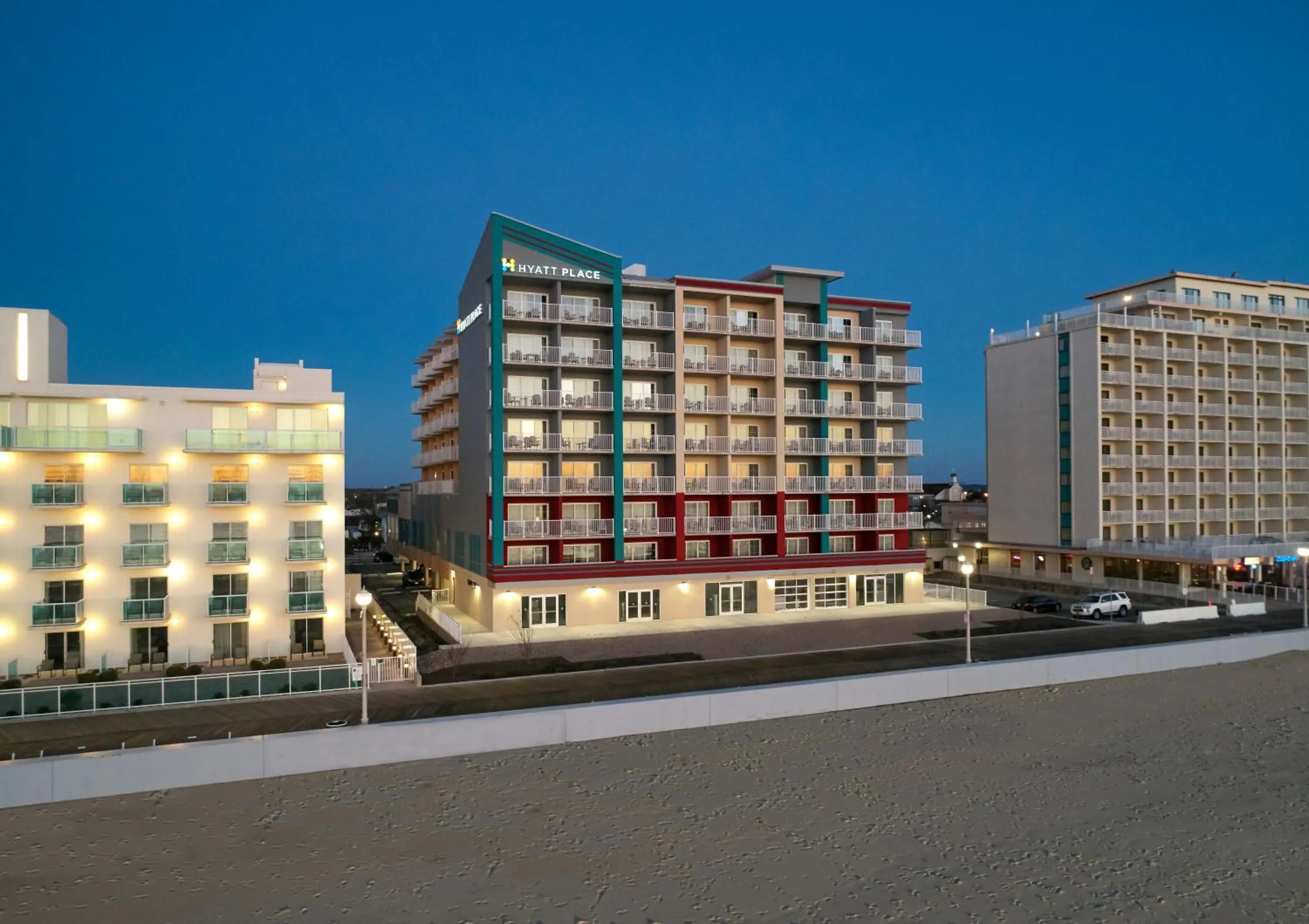 Property building in Hyatt Place Ocean City Oceanfront