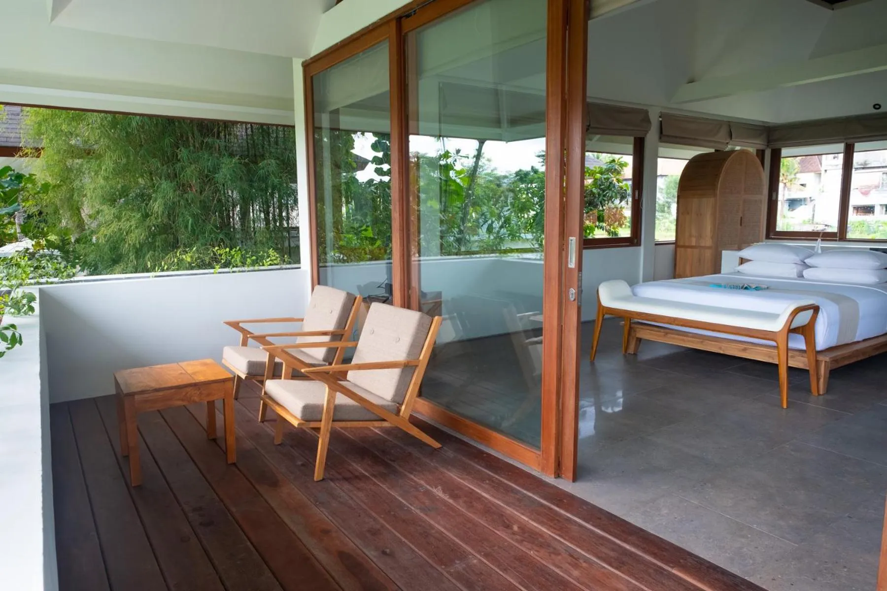 Bed in Tegal Sari Accommodation Ubud