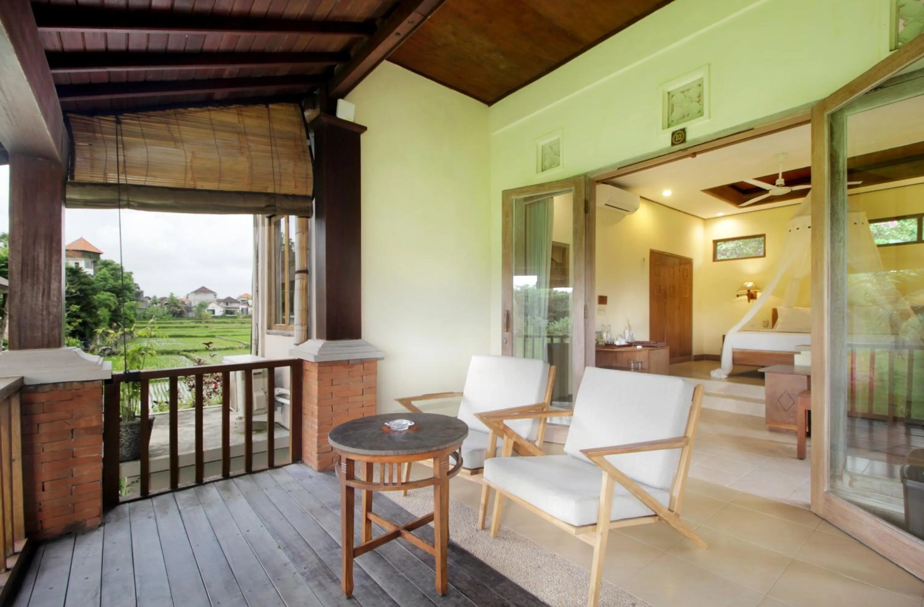 Balcony/Terrace in Tegal Sari Accommodation Ubud