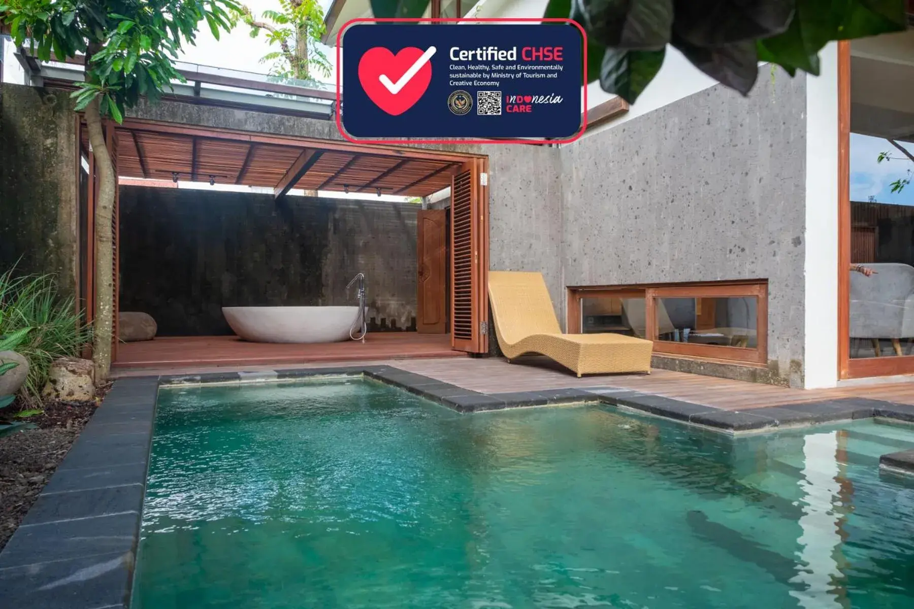 Swimming pool in Tegal Sari Accommodation Ubud Swimming pool in Tegal Sari Accommodation Ubud