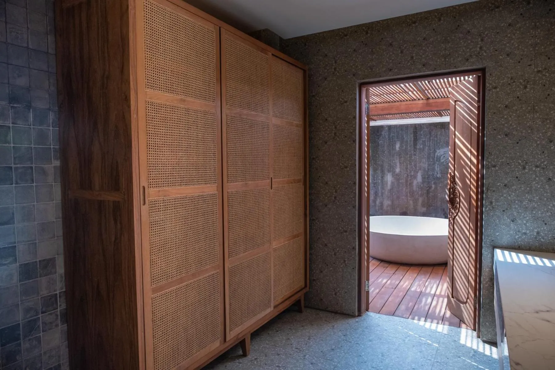 Bathroom, Bed in Tegal Sari Accommodation Ubud