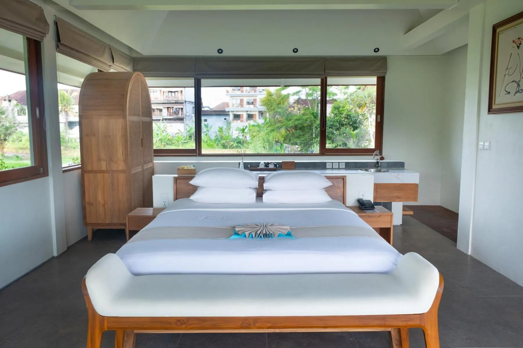 Bed in Tegal Sari Accommodation Ubud