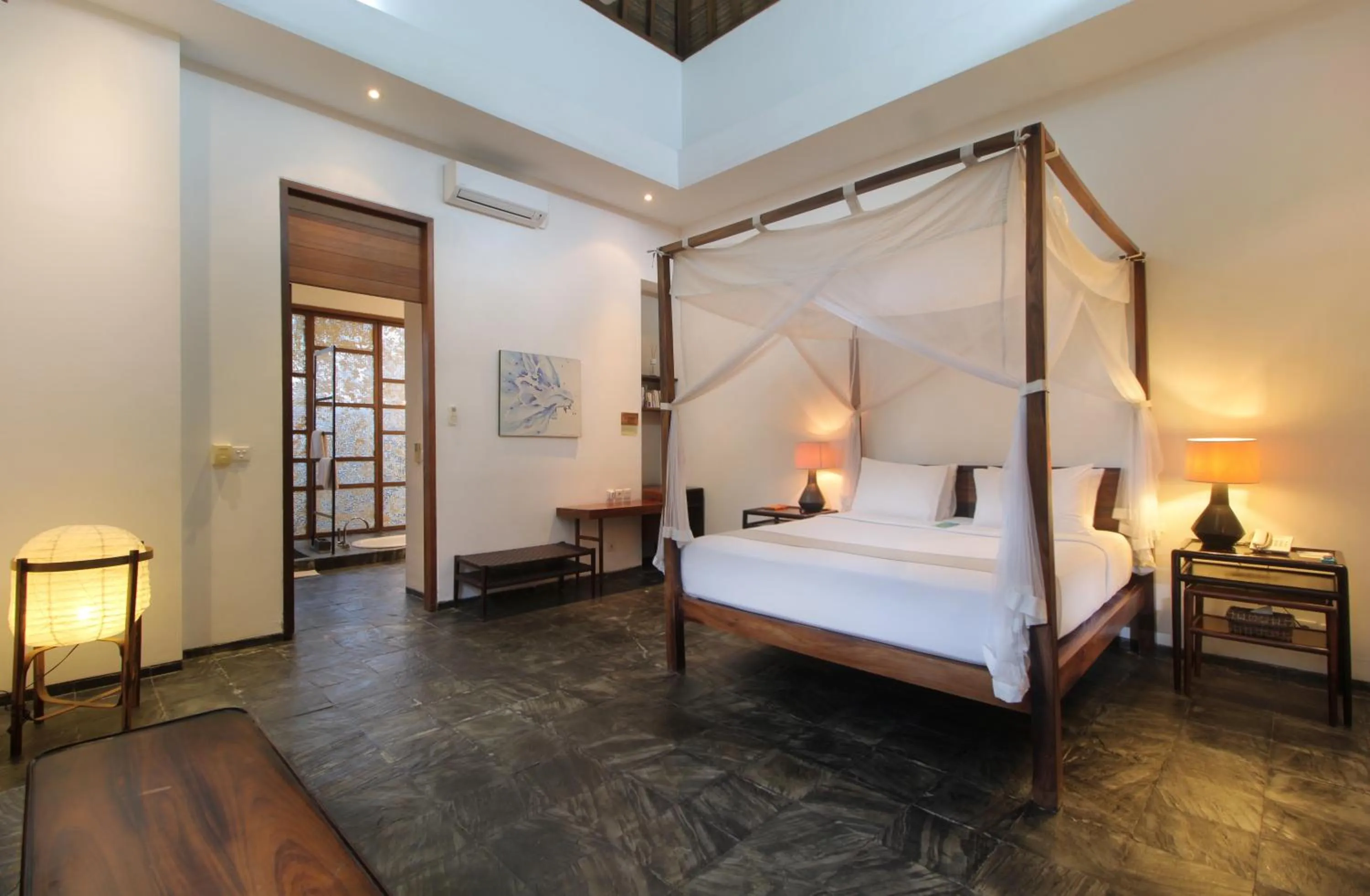 Bed in Tegal Sari Accommodation Ubud
