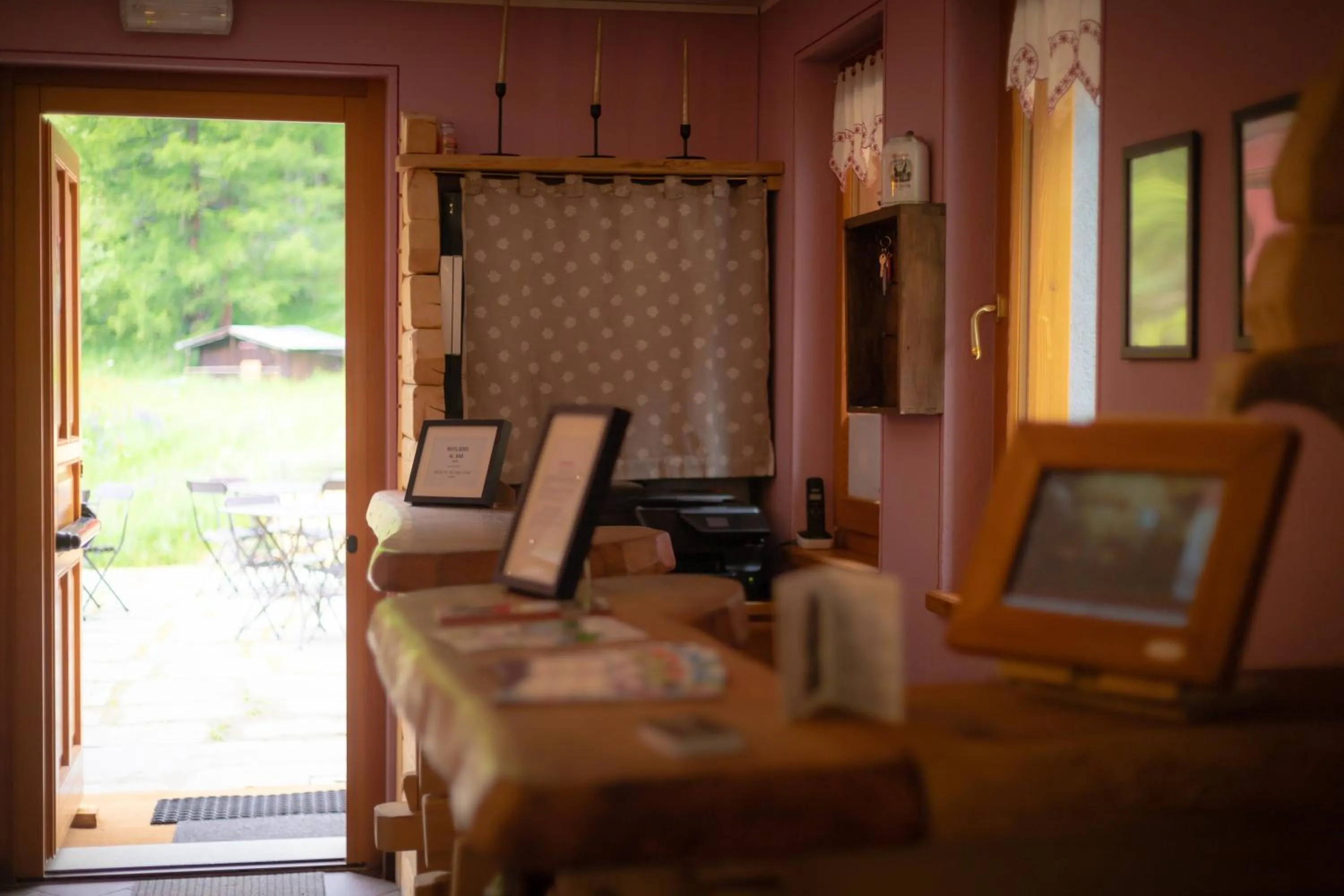 Lobby or reception in Walsertal Residence