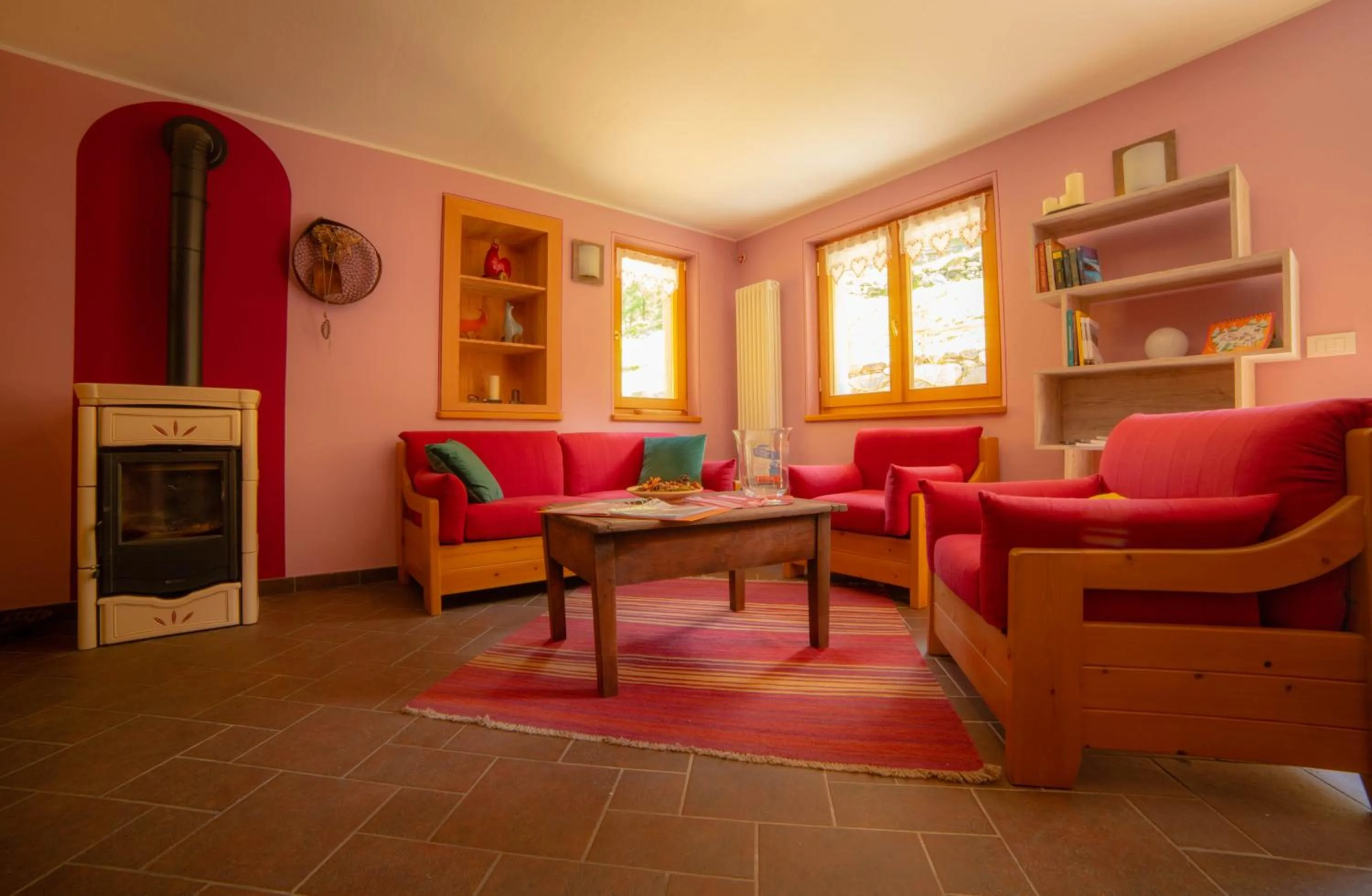 Lobby or reception in Walsertal Residence