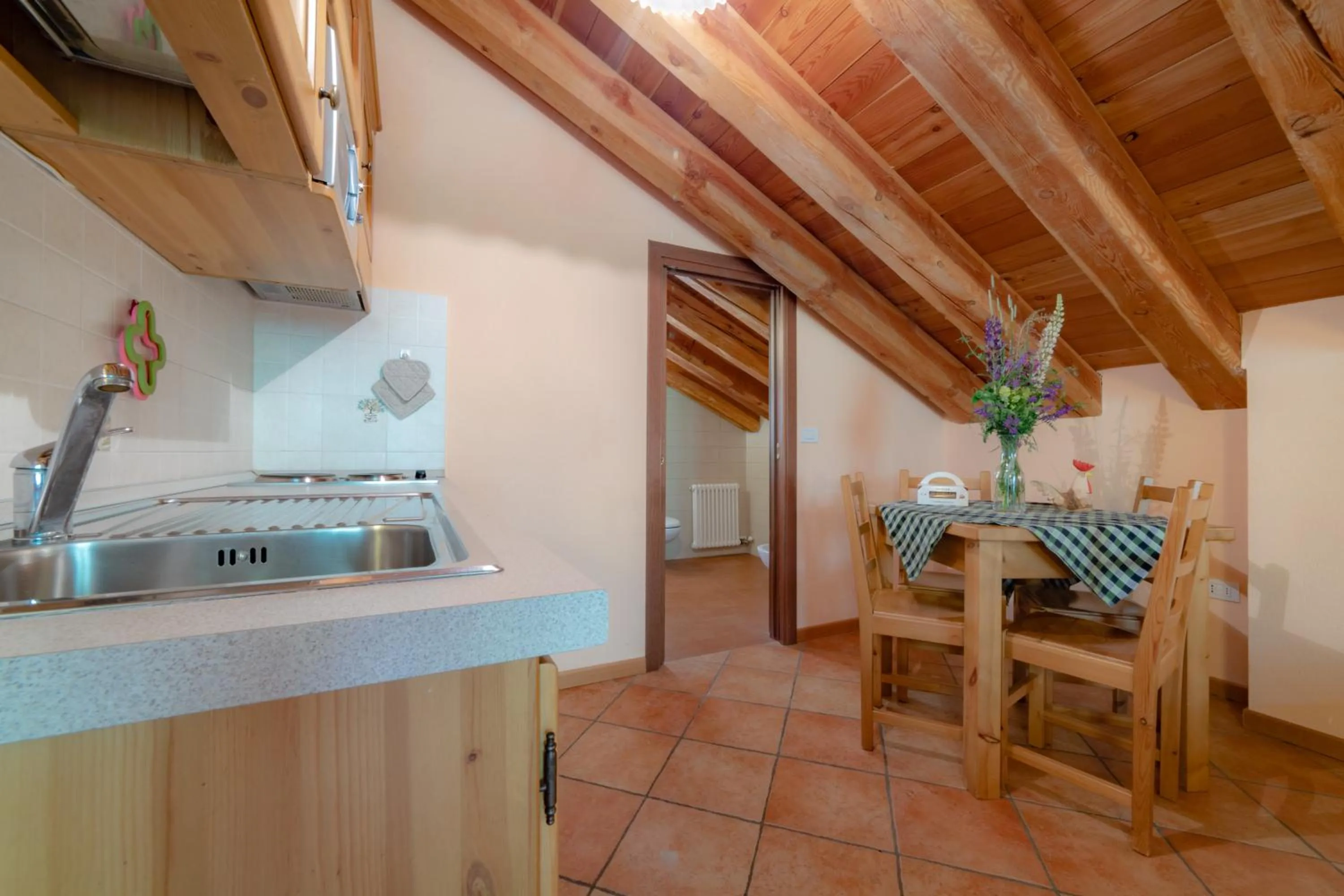 Kitchen or kitchenette in Walsertal Residence