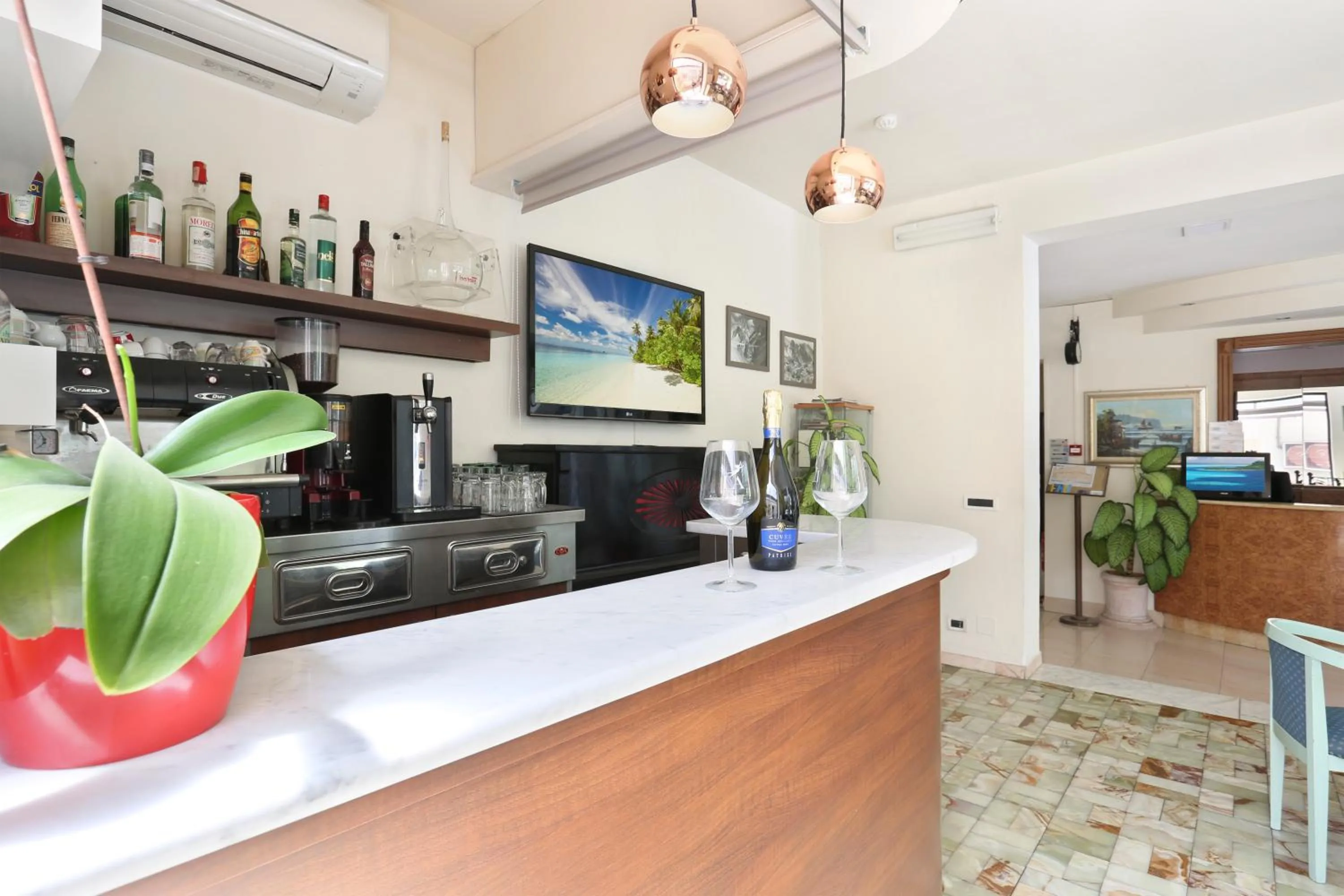 Communal lounge/ TV room in Hotel Daisy