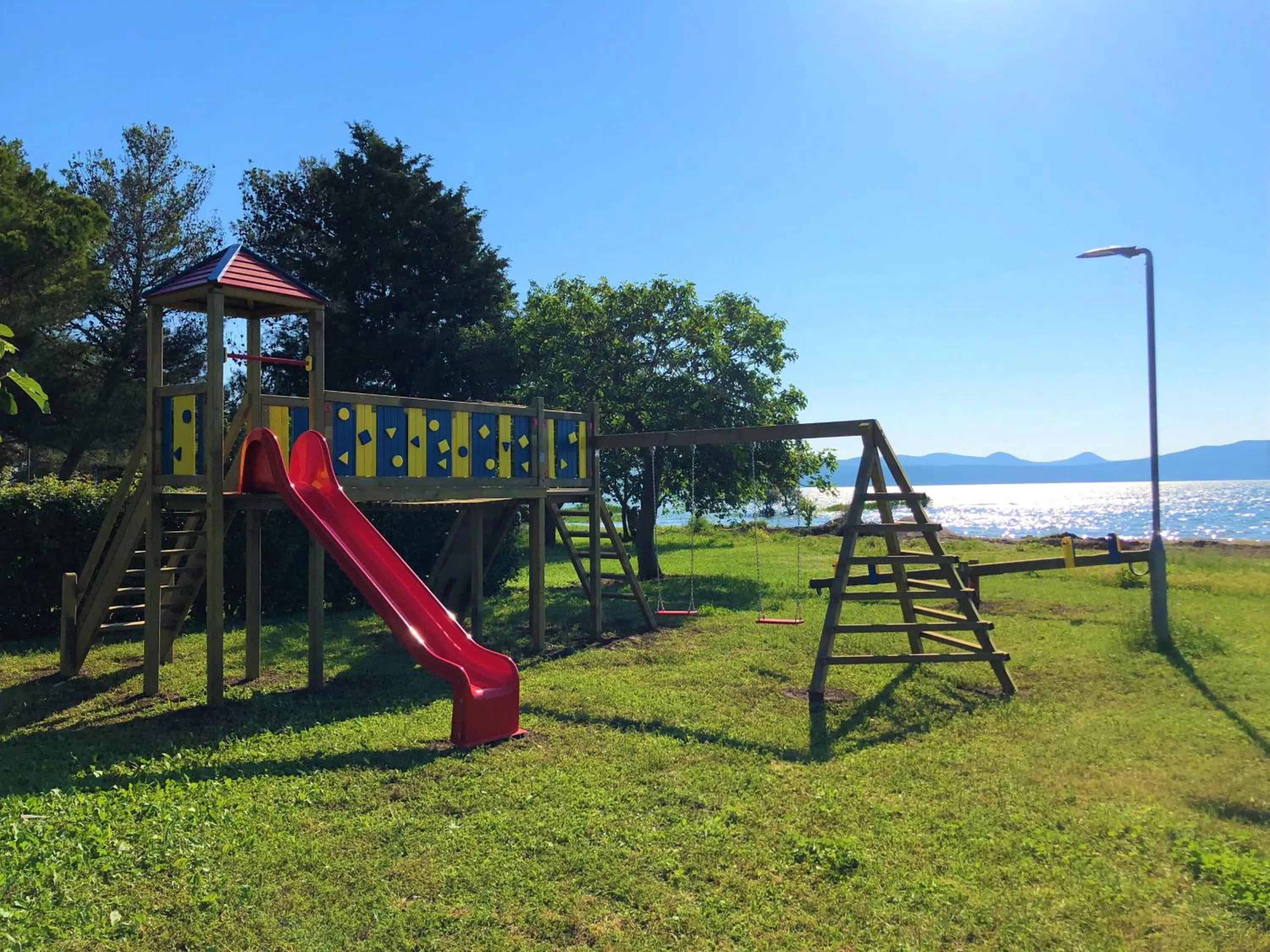 Children play ground in Camp Vransko lake - Mobile homes