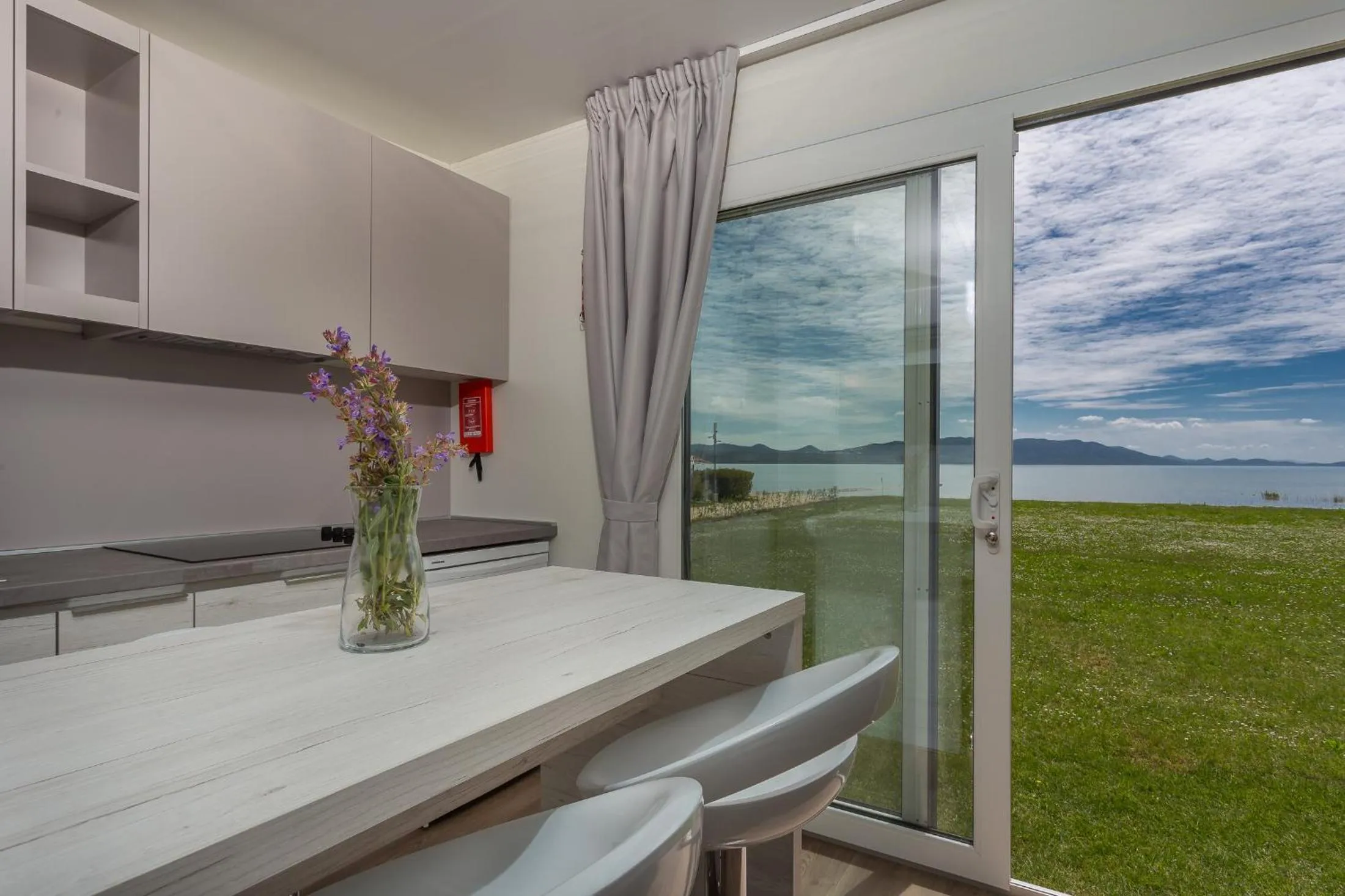 Dining area in Camp Vransko lake - Mobile homes