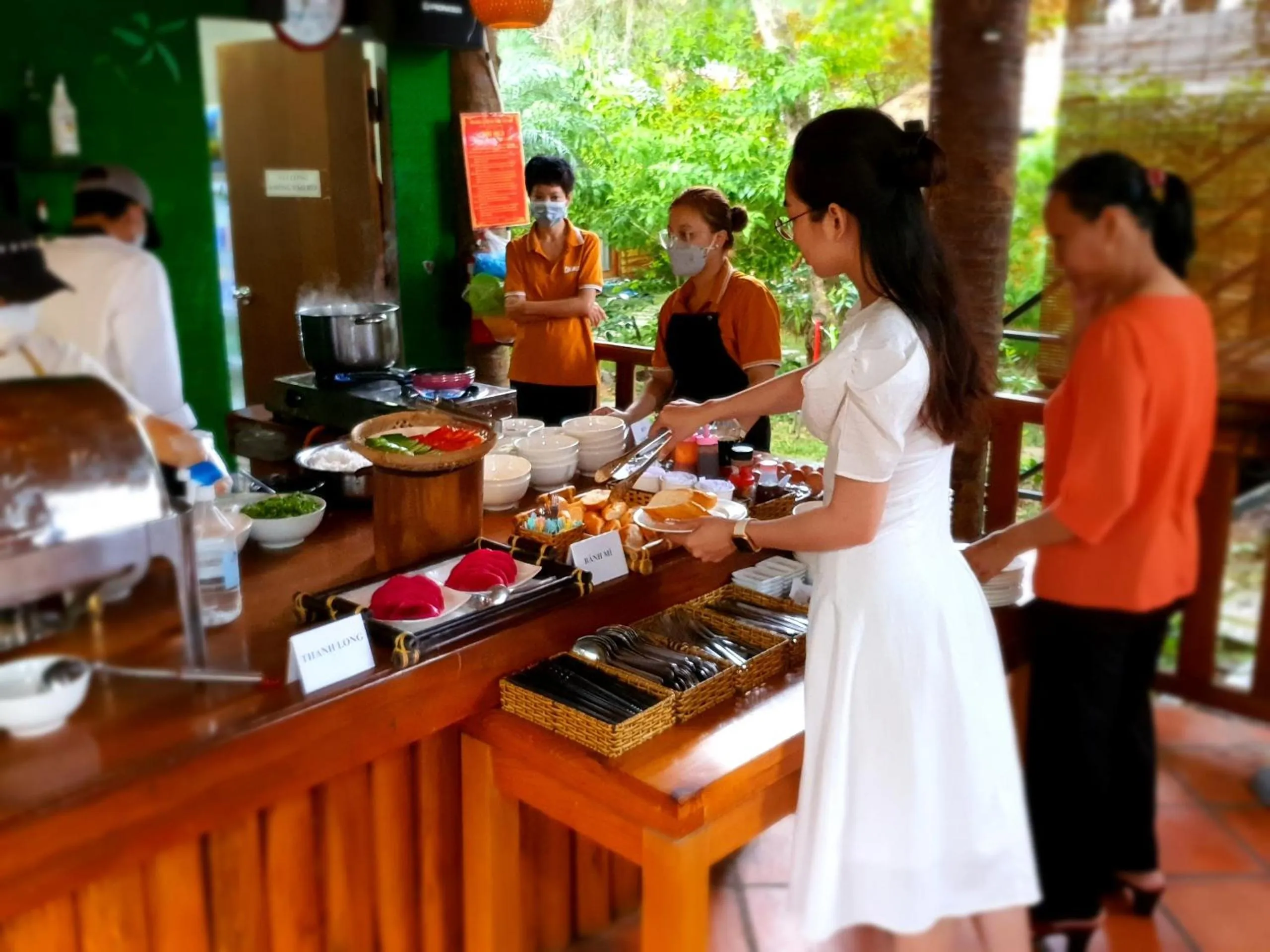 Breakfast in Dendi Resort Phu Quoc