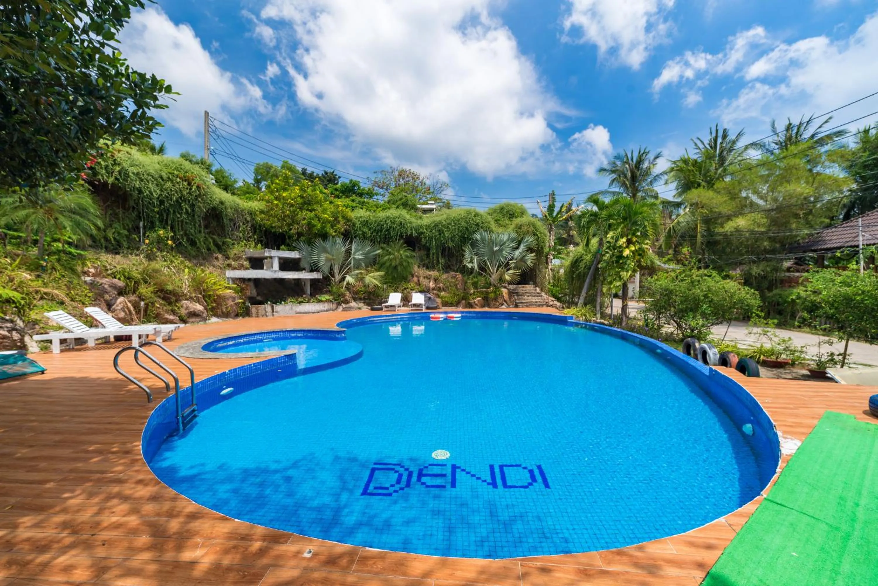 Pool view in Dendi Resort Phu Quoc