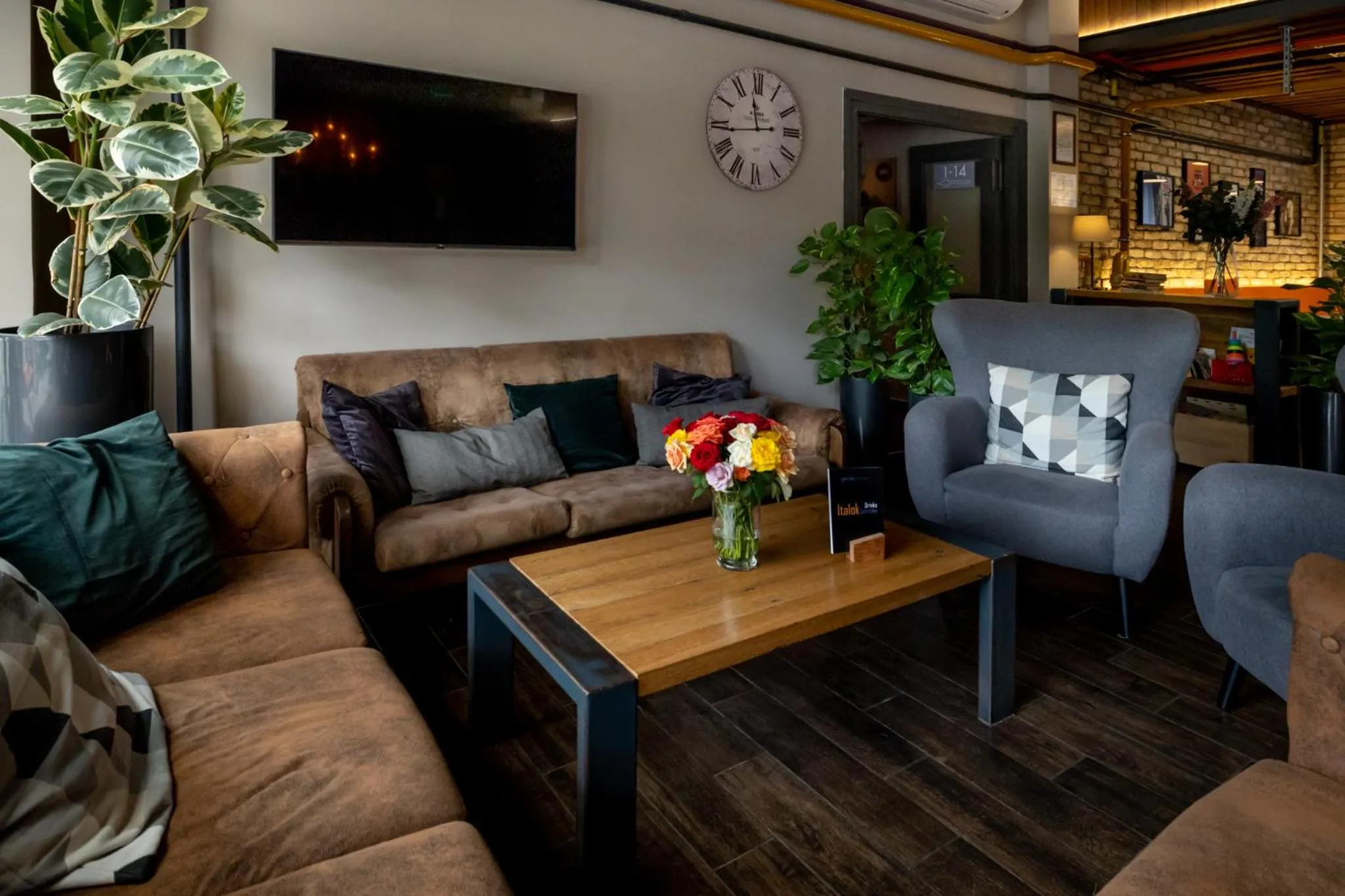 Lobby or reception in Garda Hotel