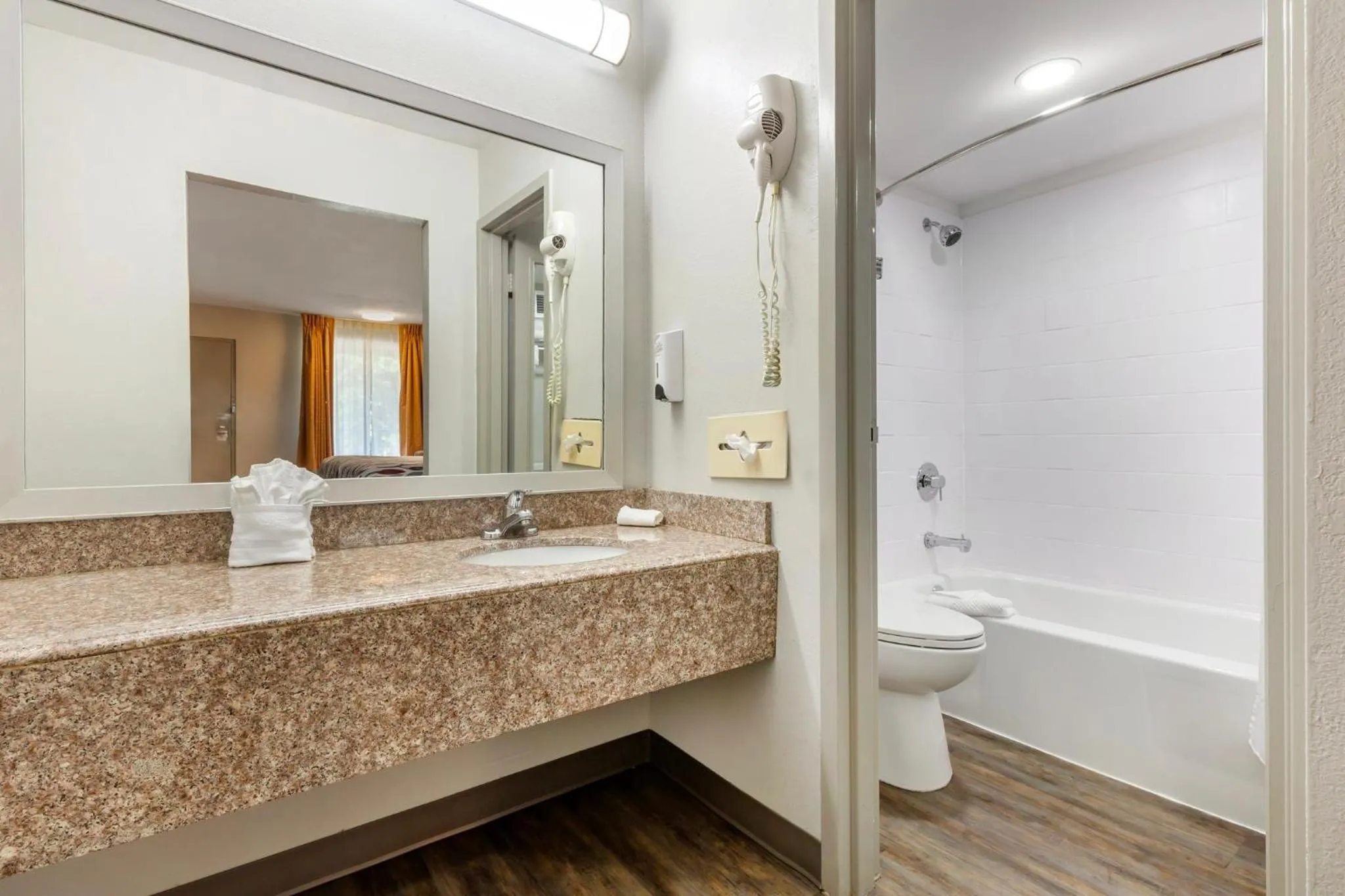 Bathroom in Red Roof Inn Dunn