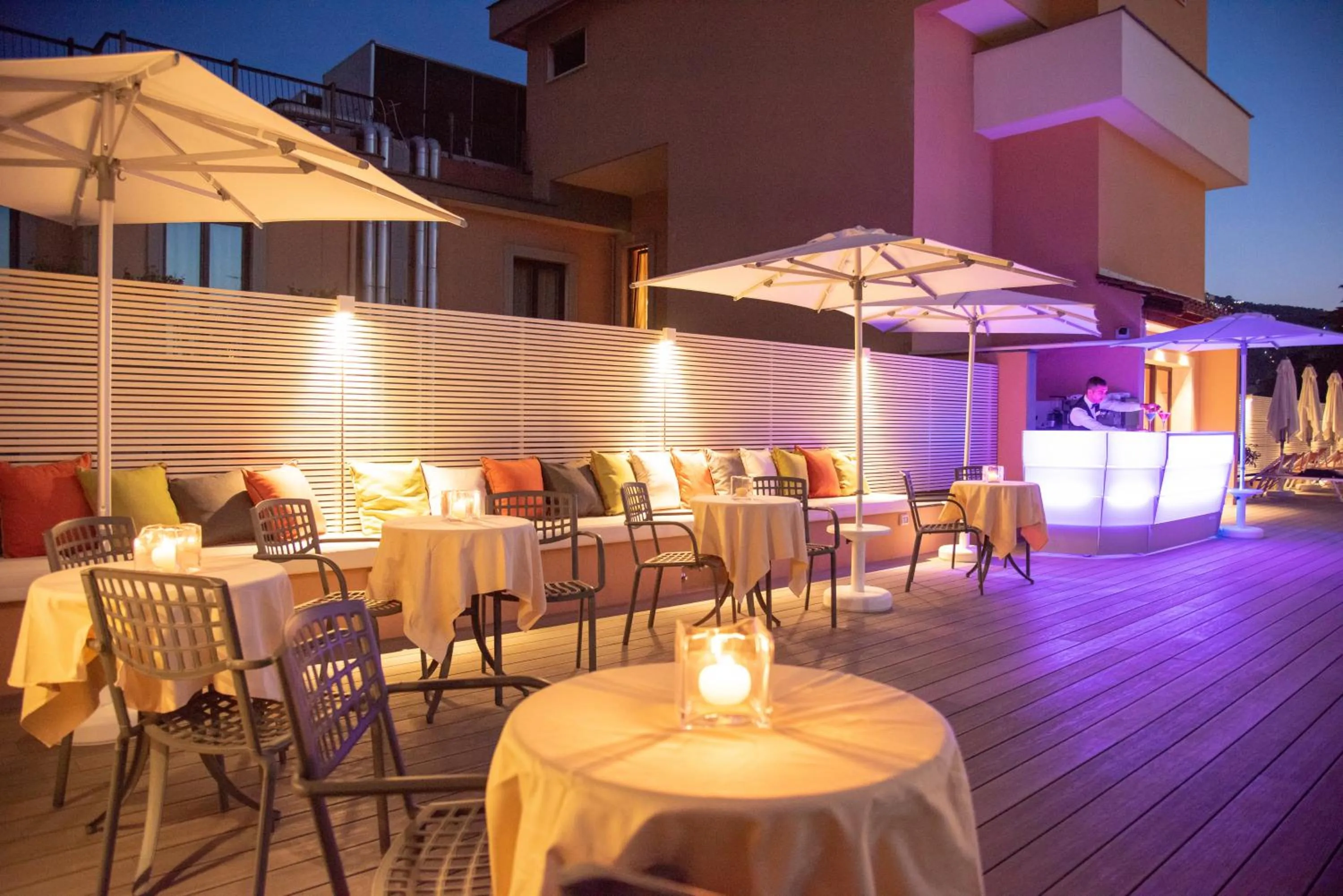 Patio in Hotel Michelangelo