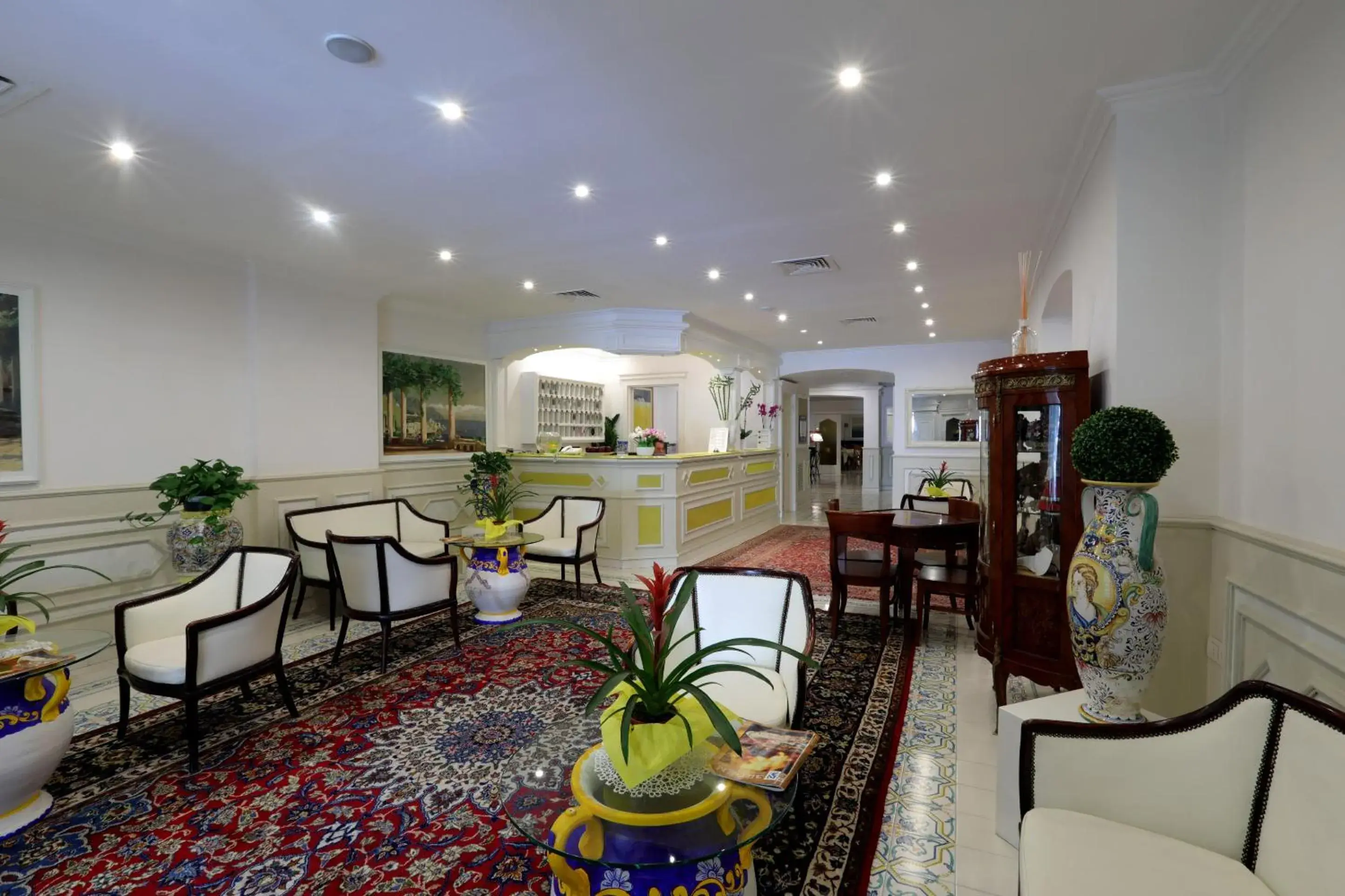 Lobby or reception in Hotel Astoria Sorrento Lobby or reception in Hotel Astoria Sorrento