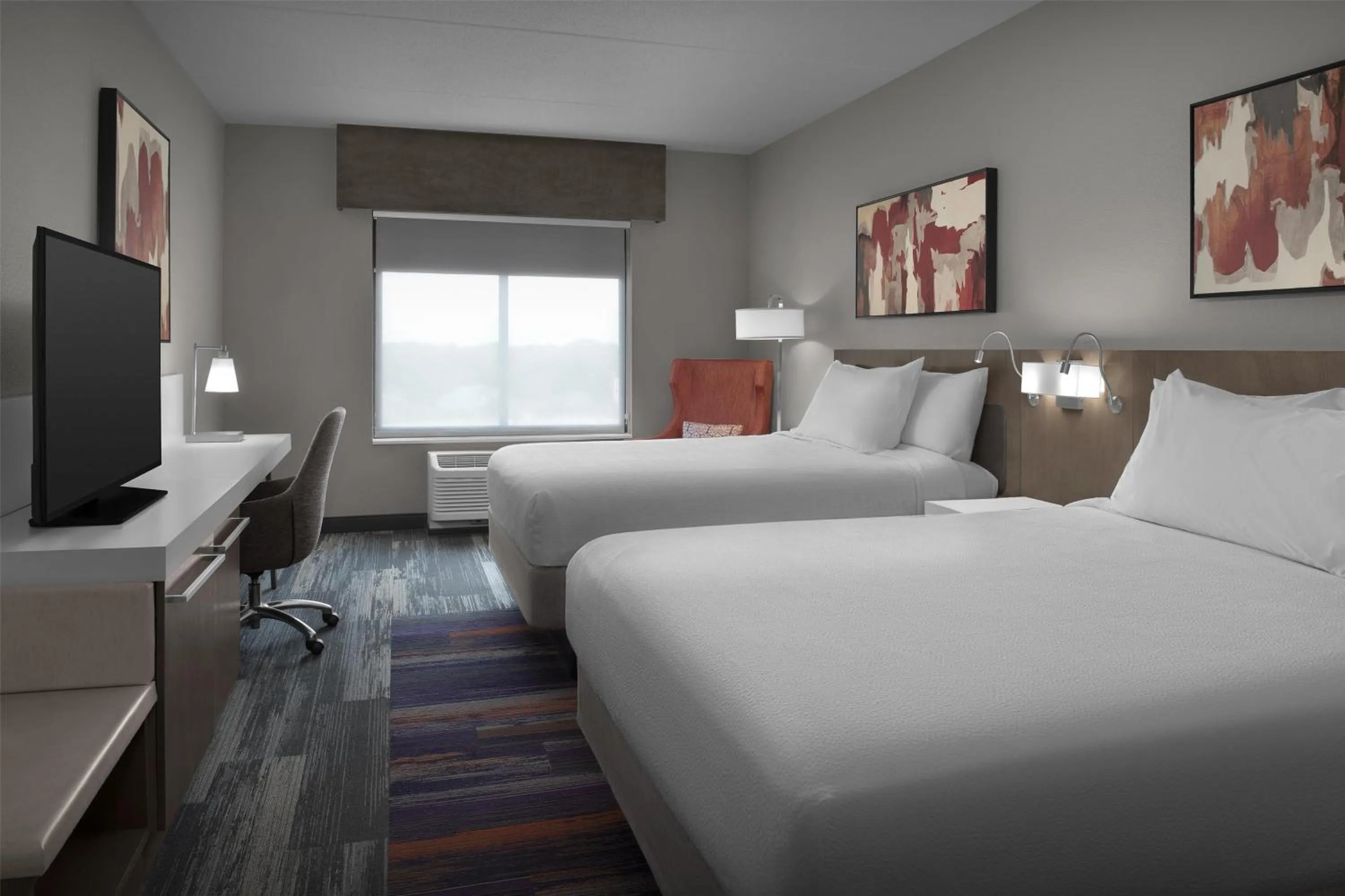 Bed in Hilton Garden Inn Charlotte Waverly