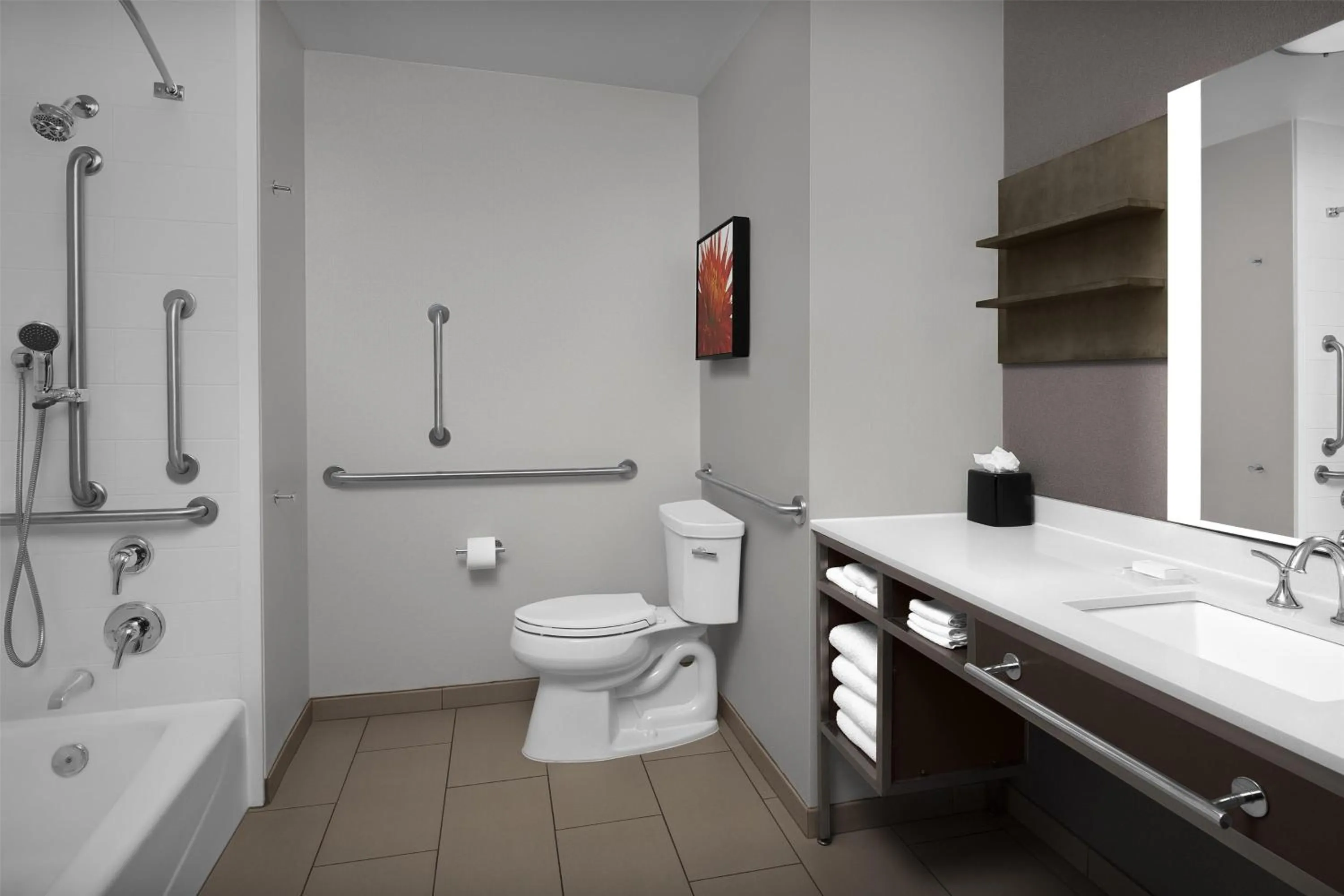 Bathroom in Hilton Garden Inn Charlotte Waverly