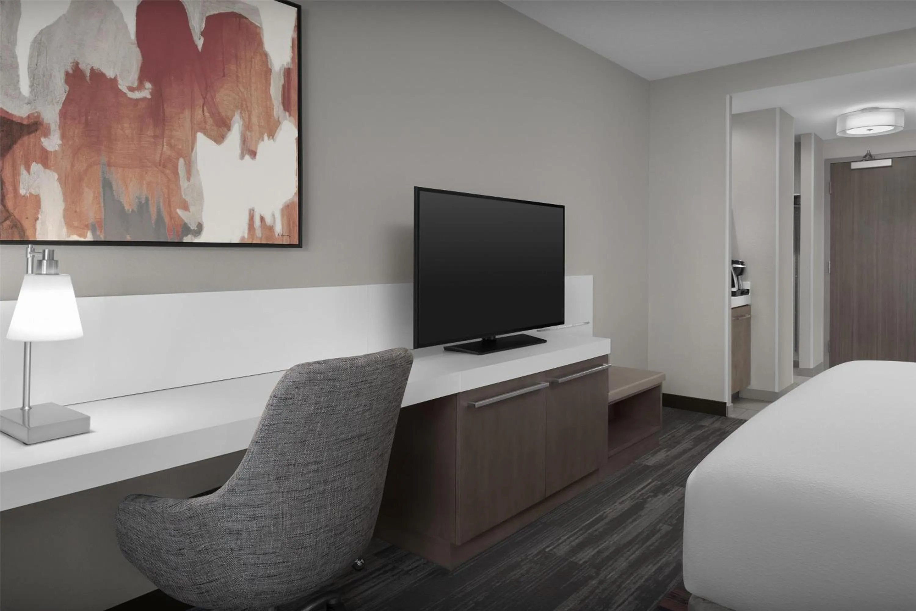 Bedroom, Bed in Hilton Garden Inn Charlotte Waverly