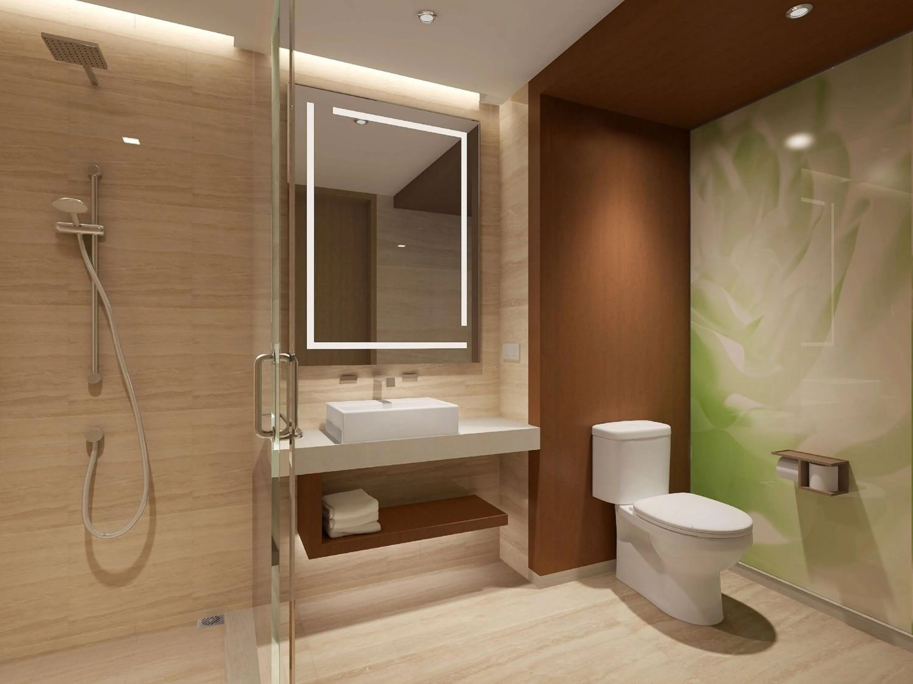 Bathroom in Hilton Garden Inn Qidong