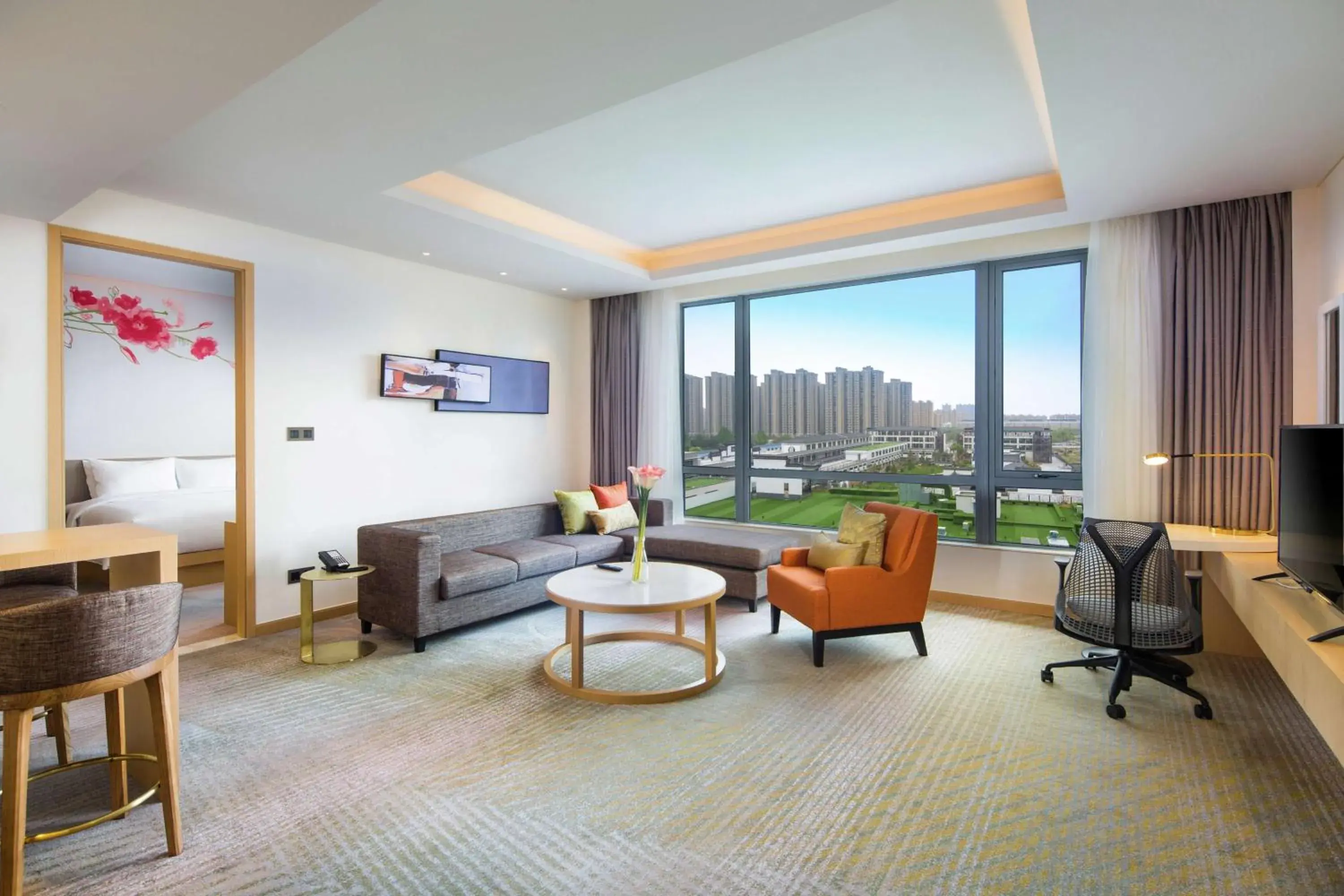 Living room in Hilton Garden Inn Qidong Living room in Hilton Garden Inn Qidong