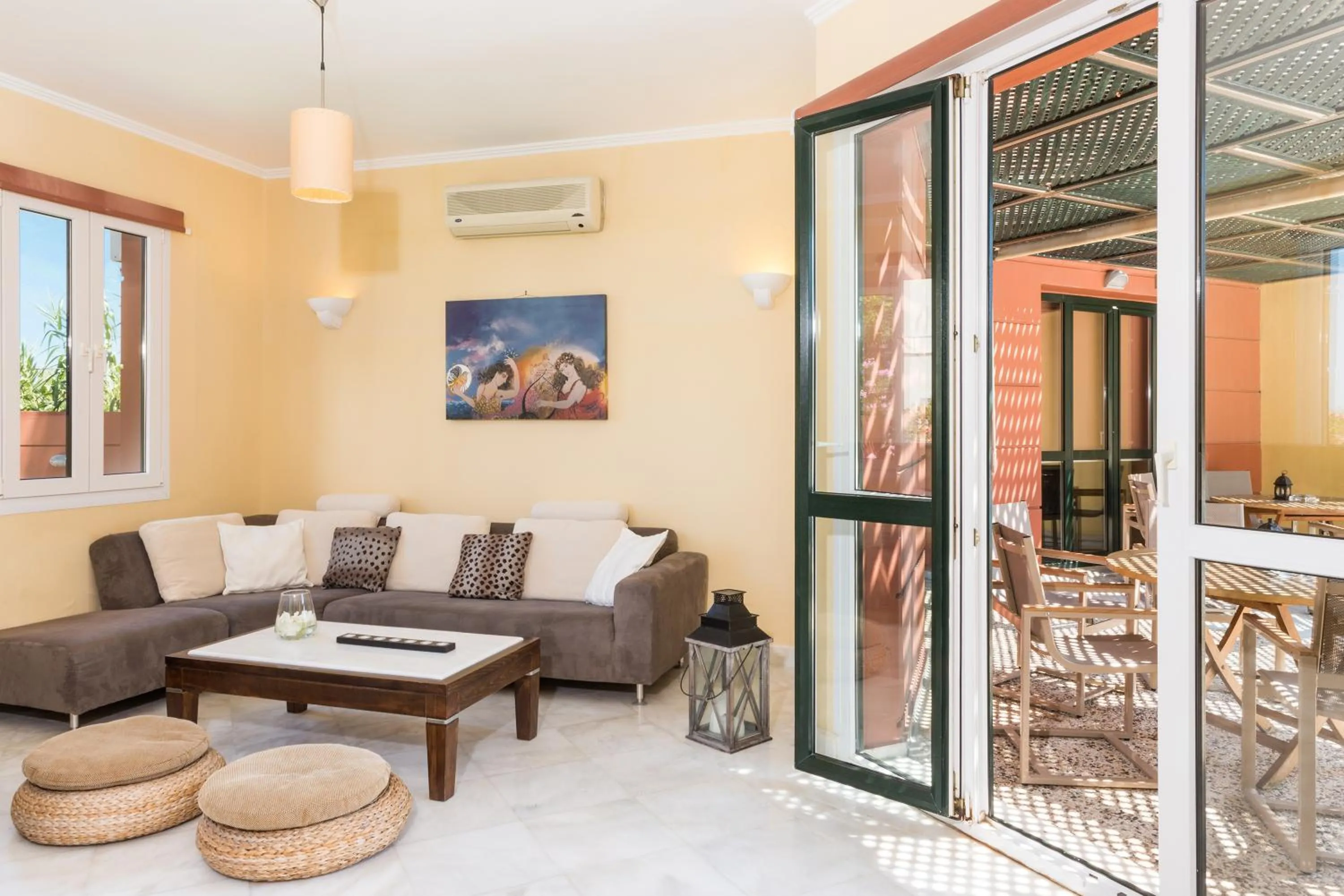 Living room in Daphnis Villas