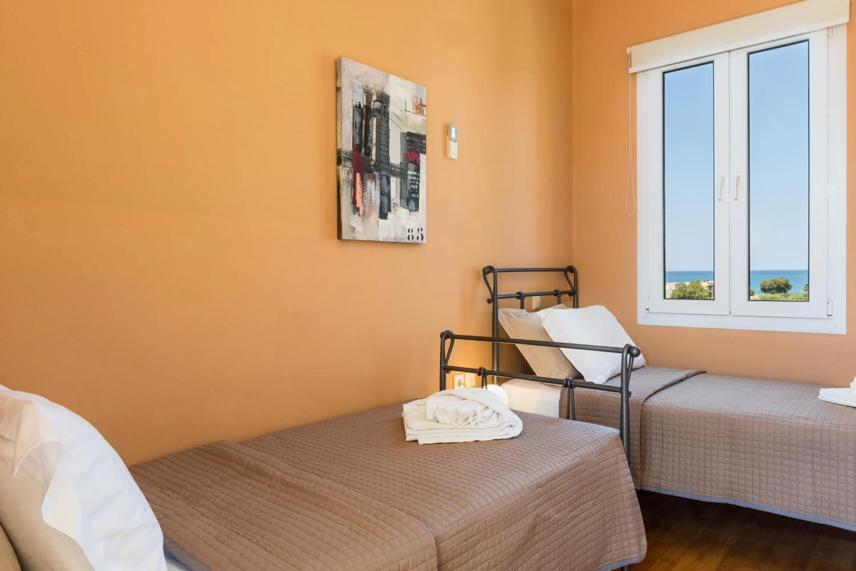 Bedroom, Bed in Daphnis Villas