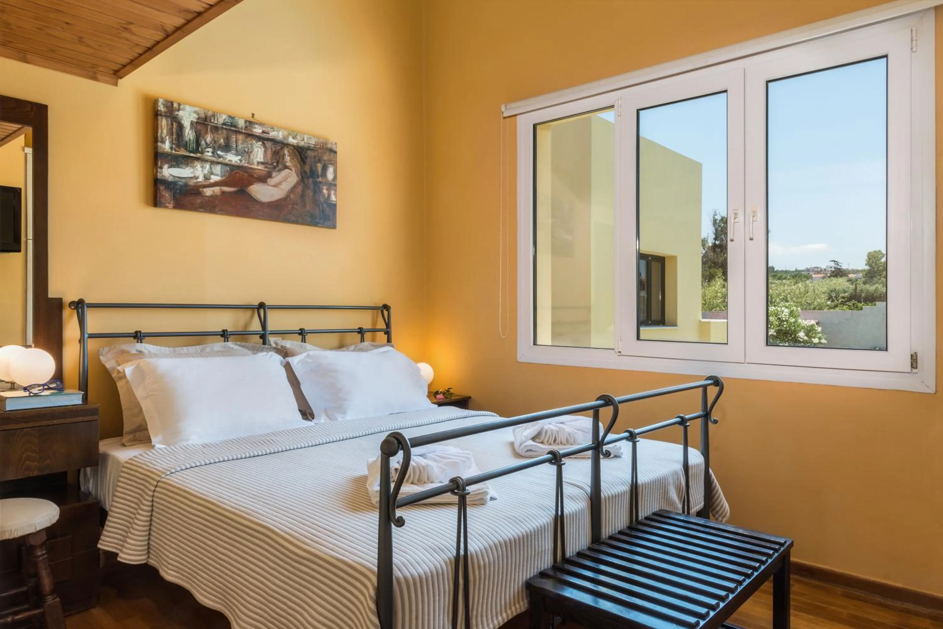 Bedroom, Bed in Daphnis Villas