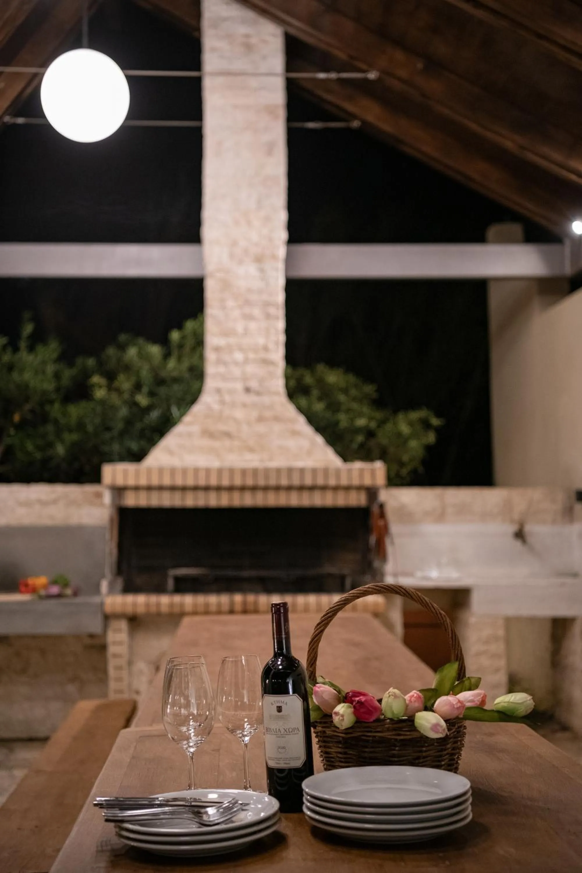 BBQ facilities in Daphnis Villas