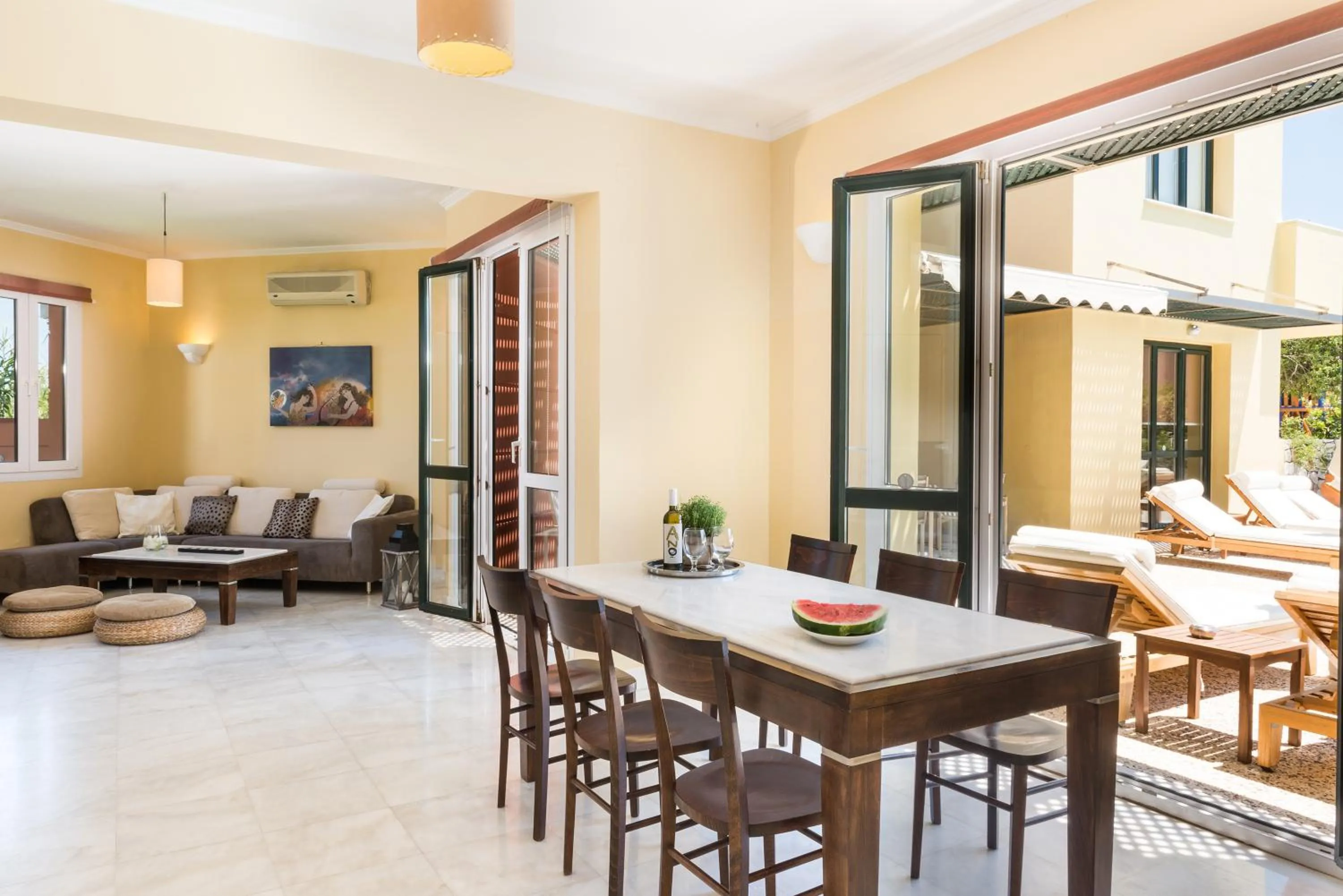 Living room in Daphnis Villas