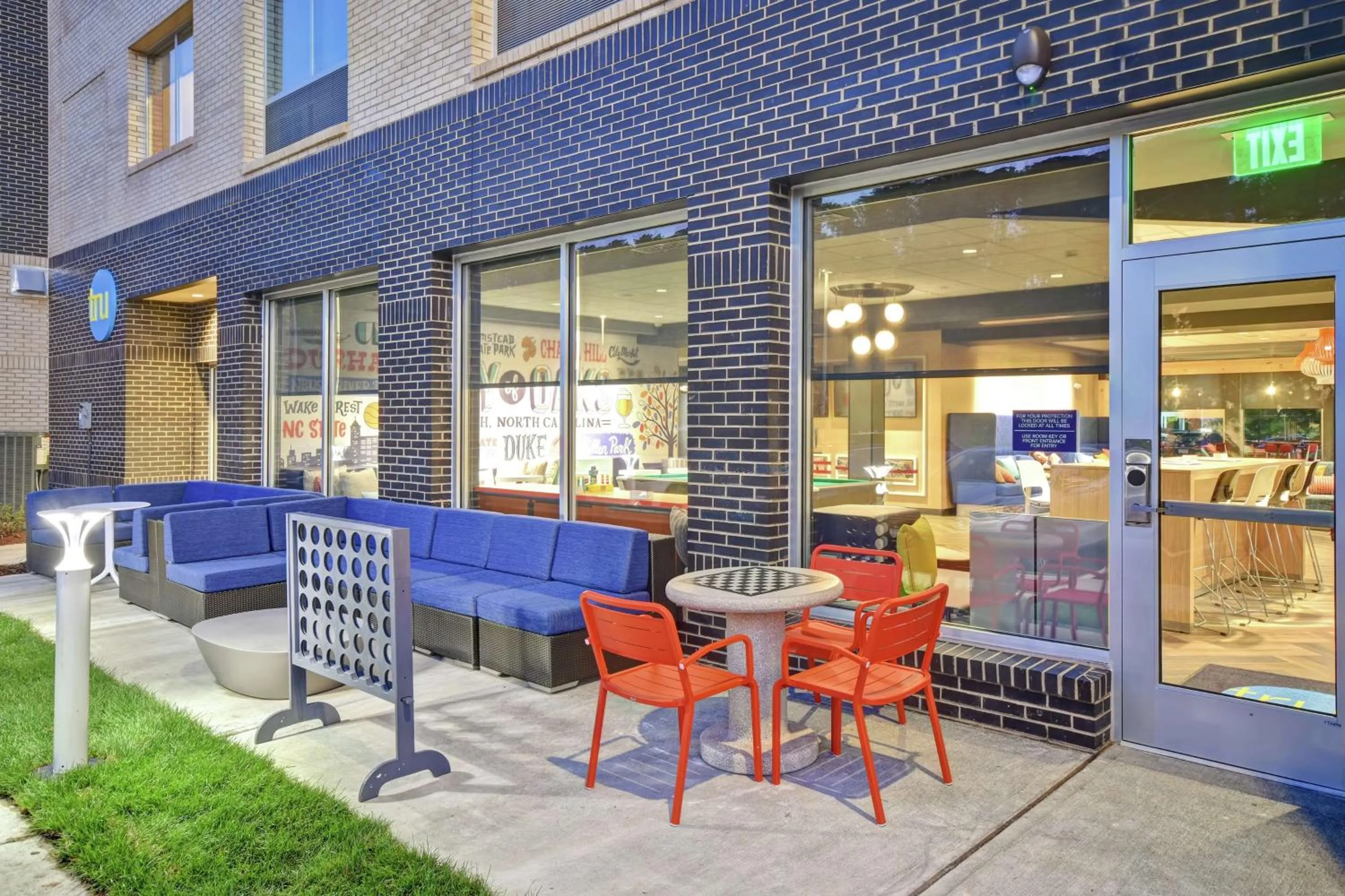 Patio in Tru By Hilton Raleigh Durham Airport