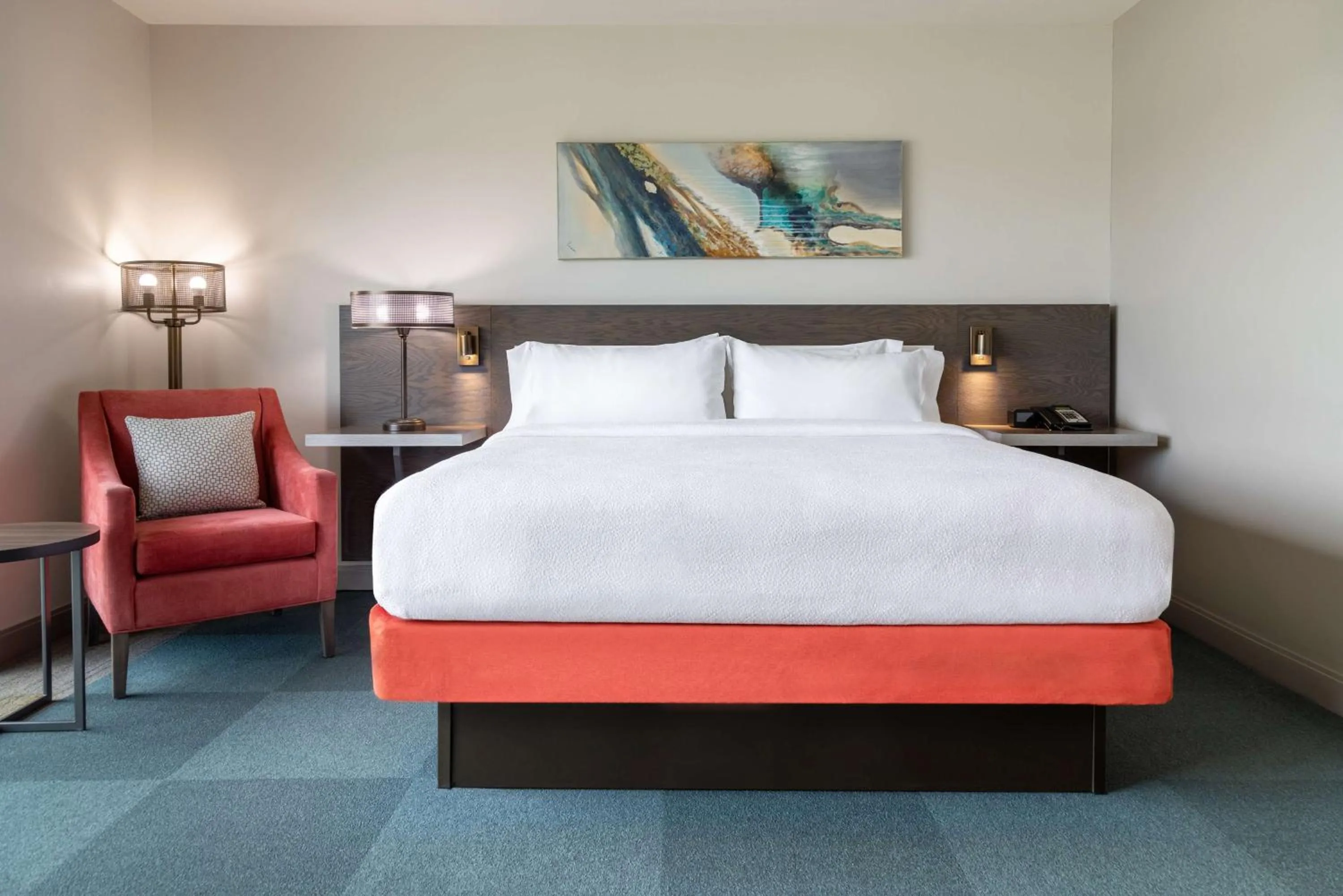 Bed in Hilton Garden Inn Fredericton