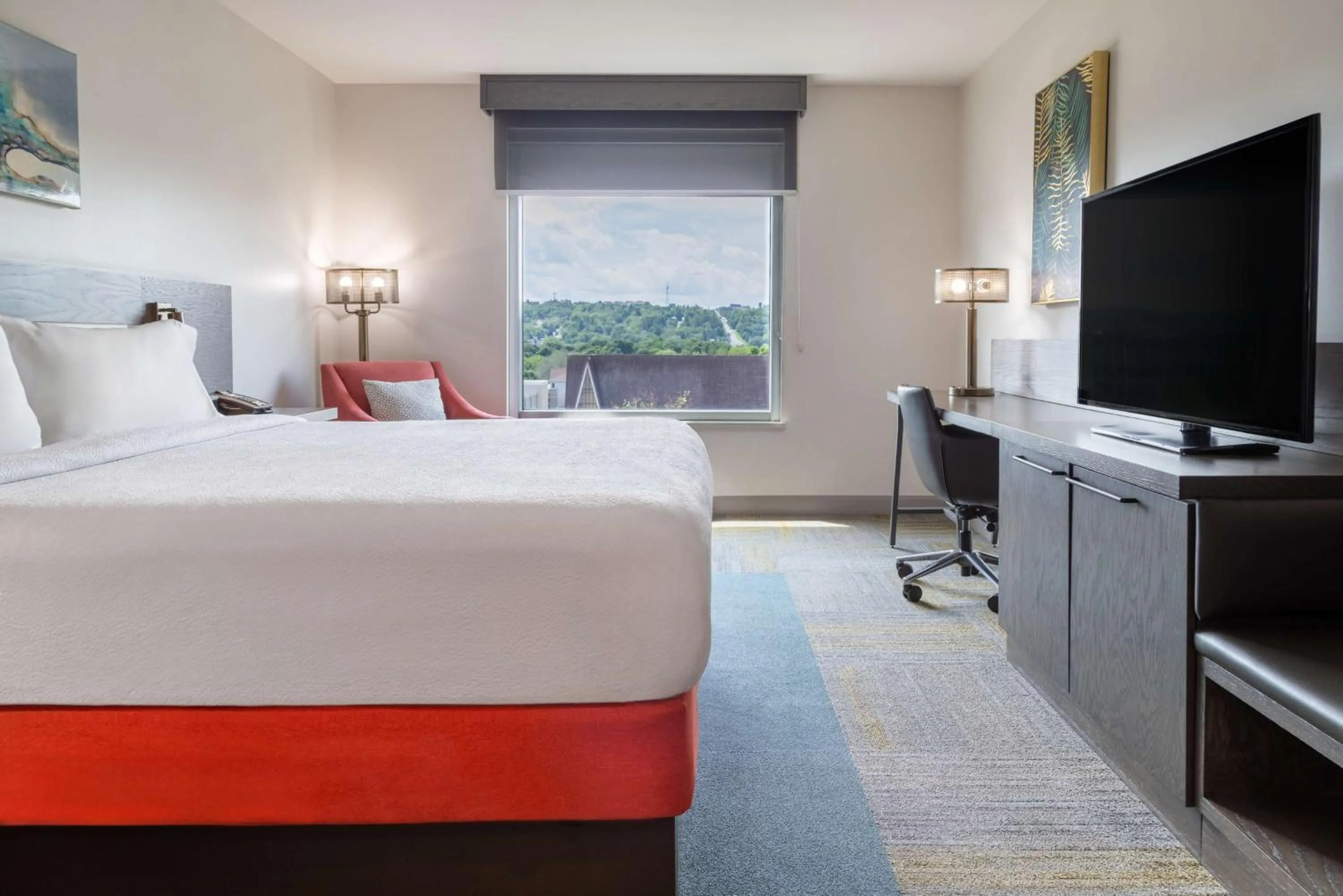 Bed in Hilton Garden Inn Fredericton