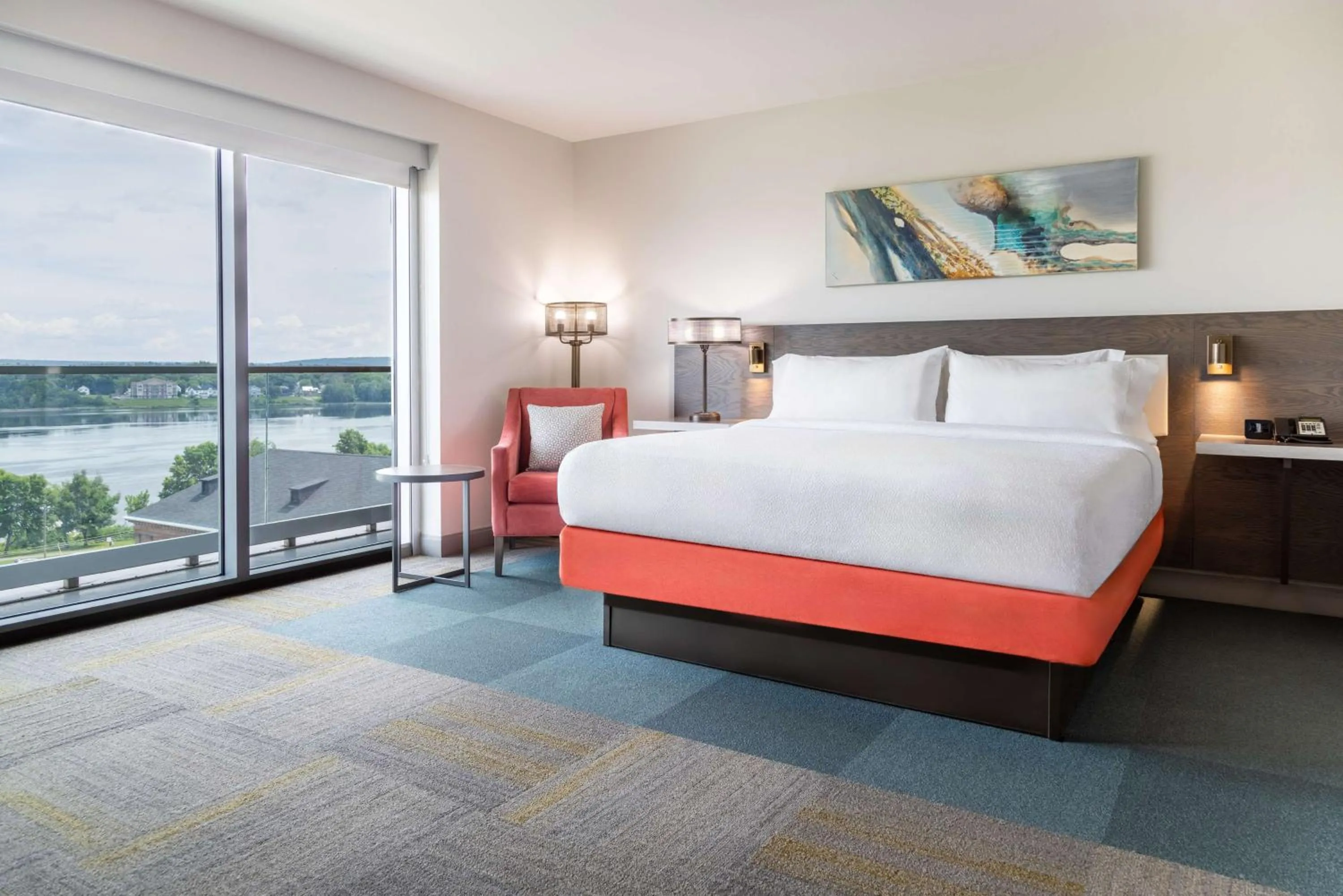 Bed in Hilton Garden Inn Fredericton