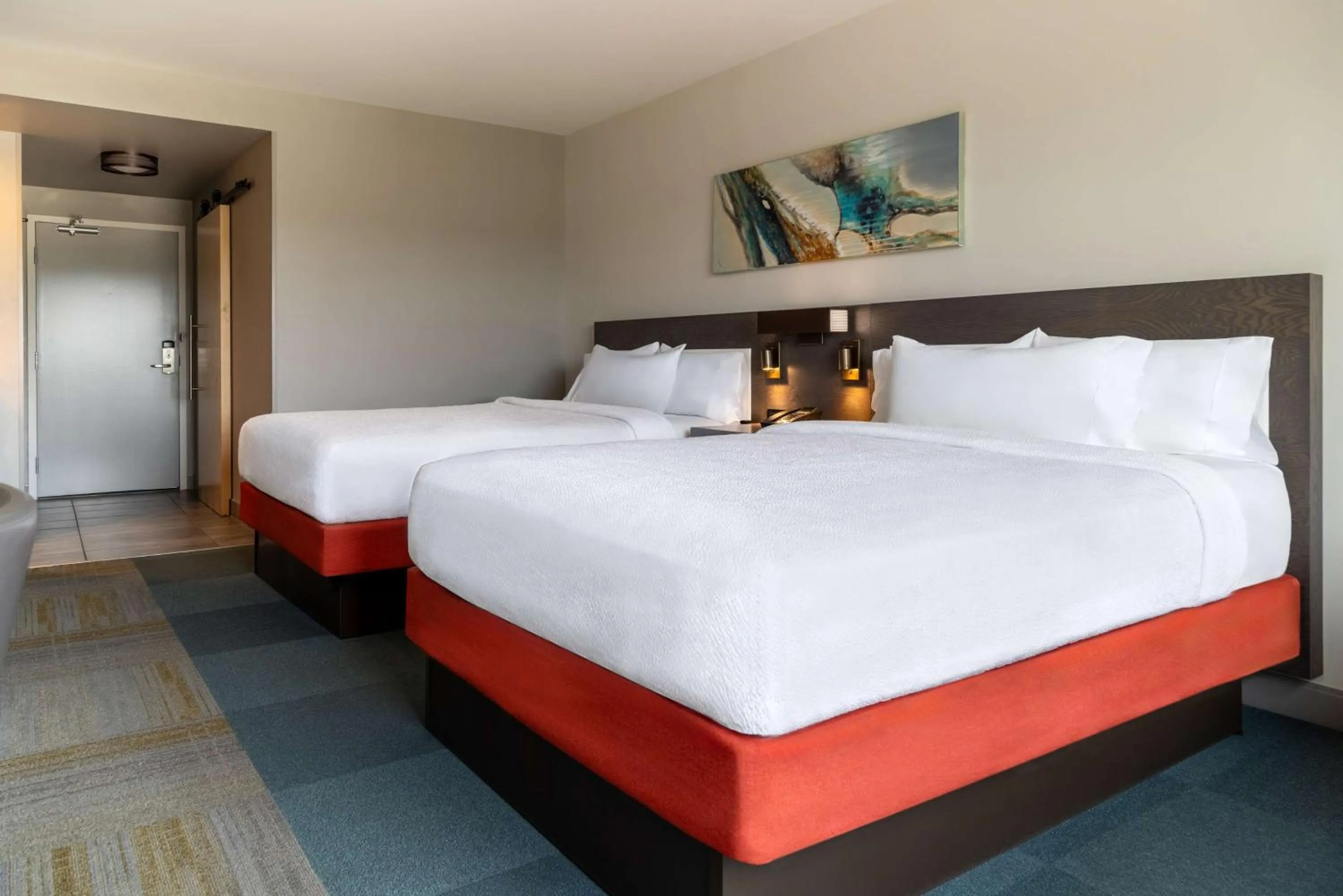 Bed in Hilton Garden Inn Fredericton