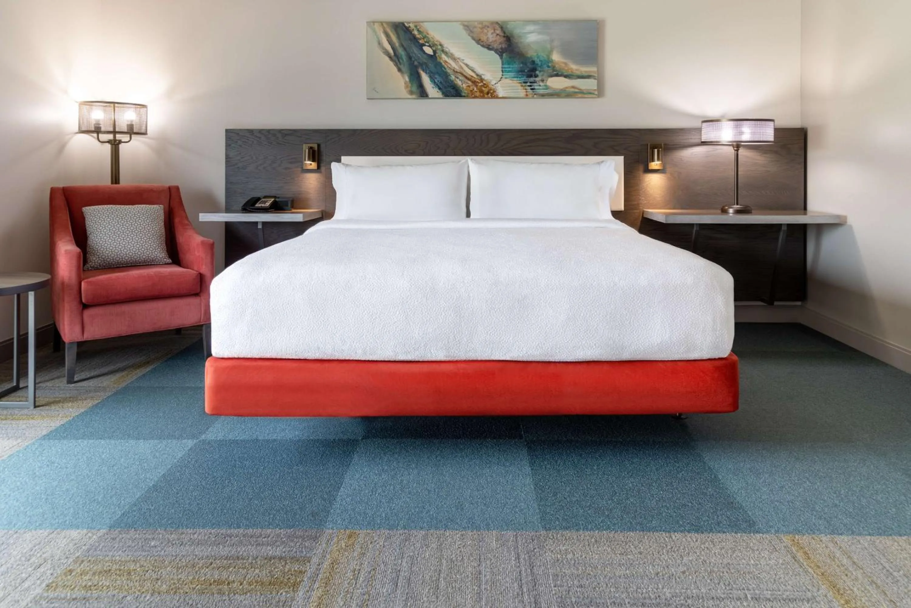 Bed in Hilton Garden Inn Fredericton