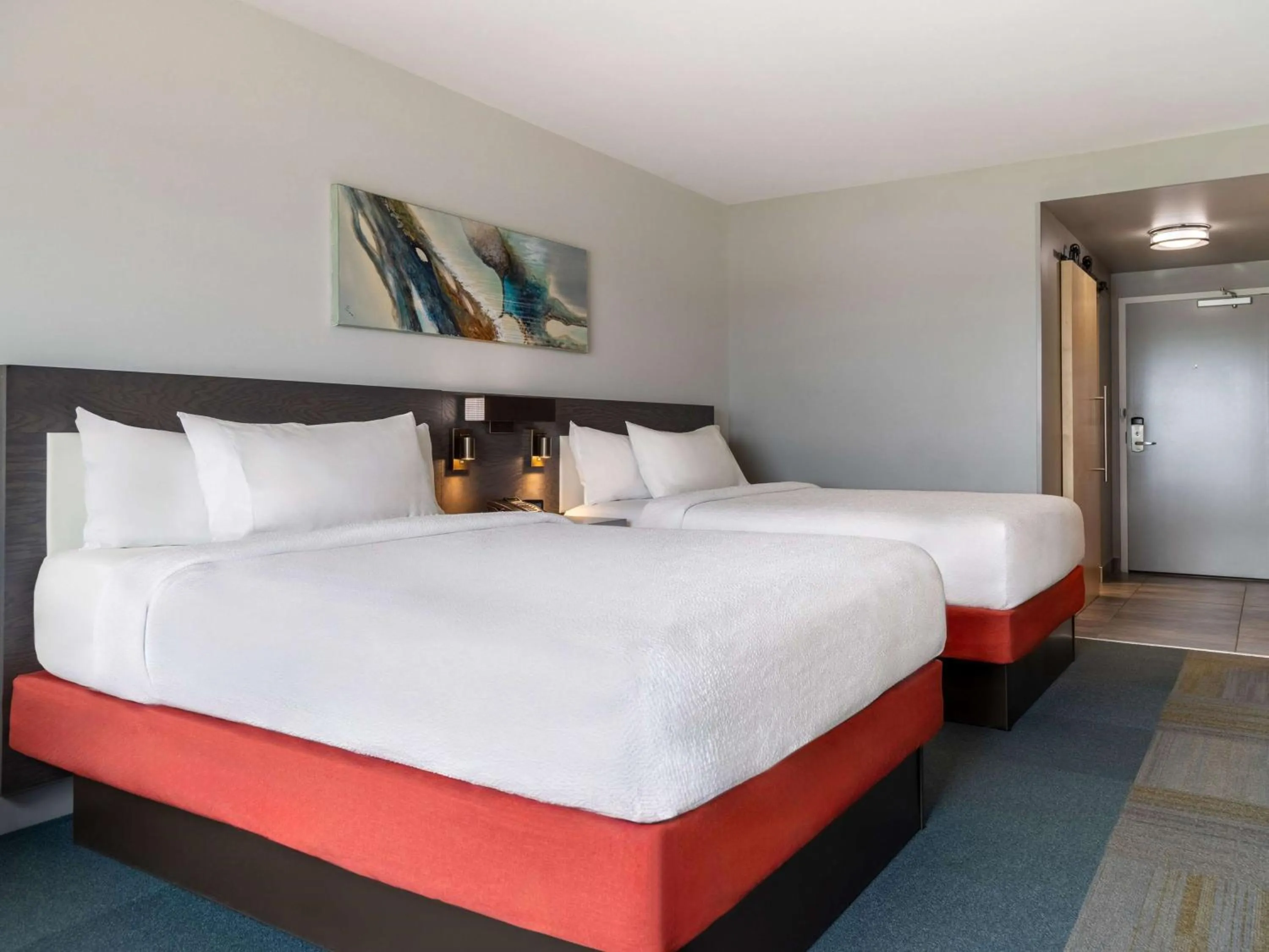 Bed in Hilton Garden Inn Fredericton