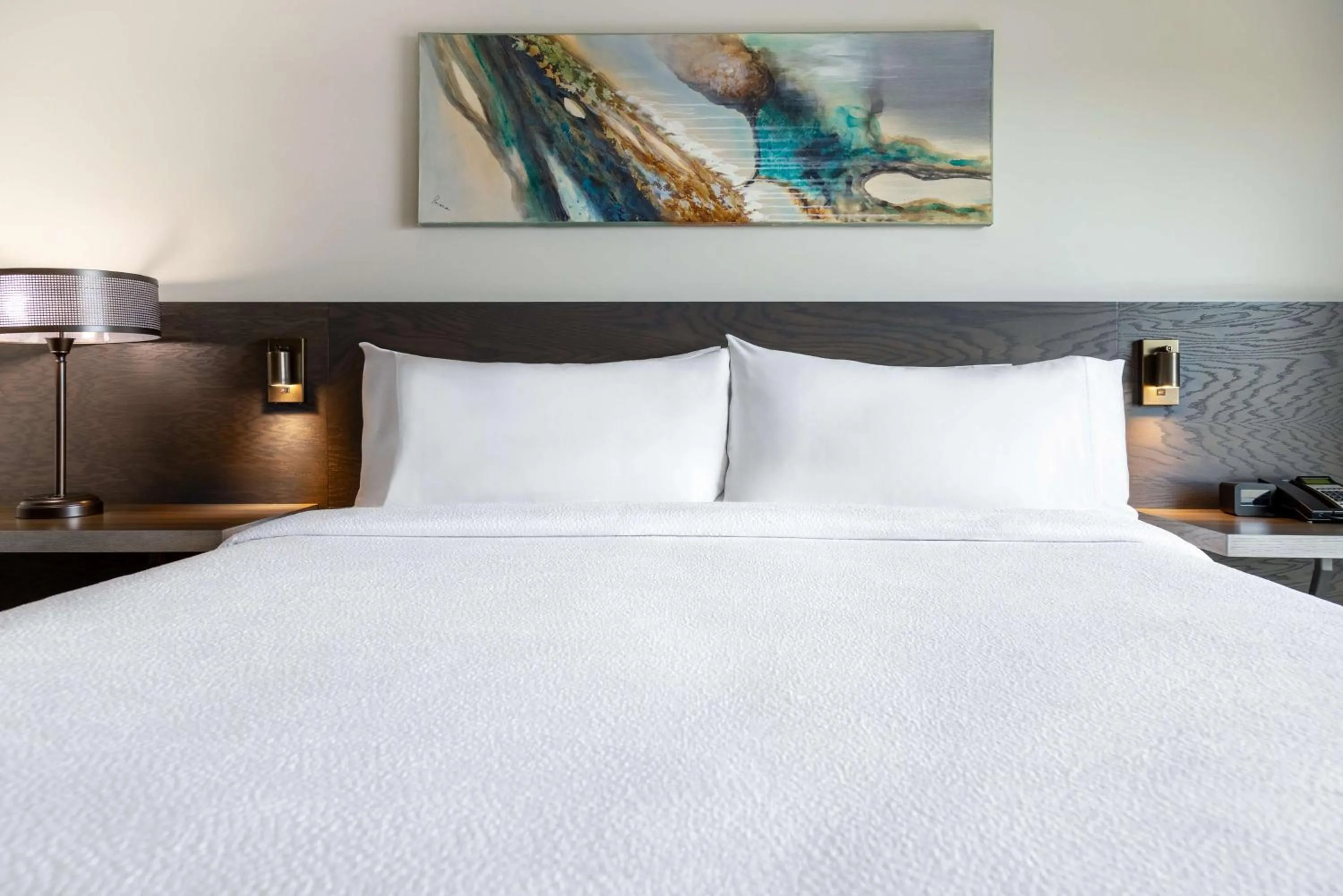 Bed in Hilton Garden Inn Fredericton