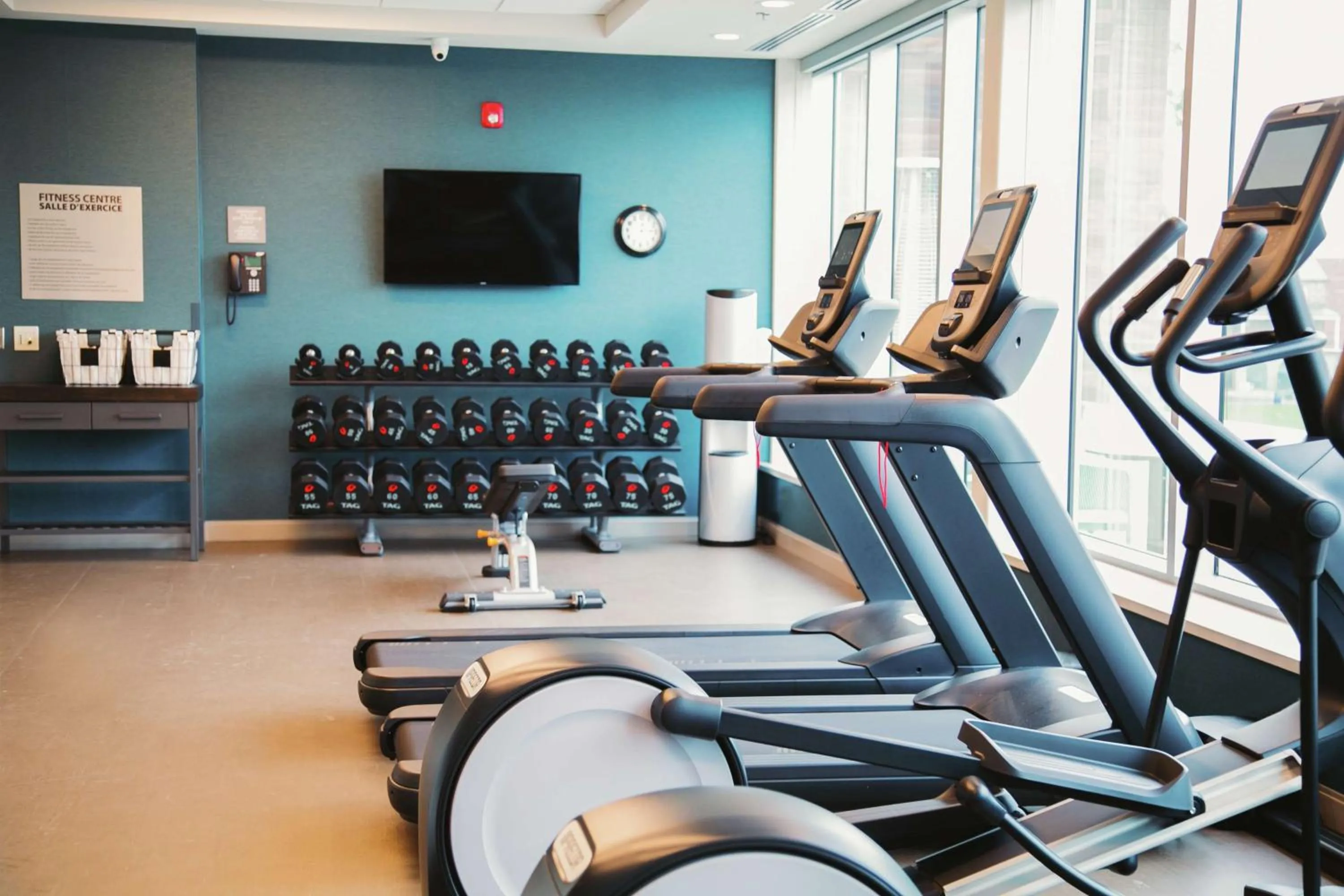 Fitness centre/facilities in Hilton Garden Inn Fredericton