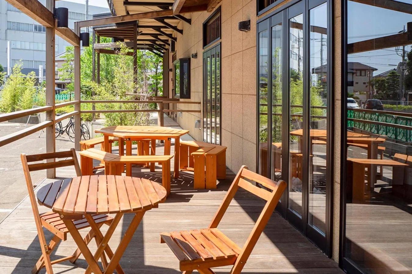 Balcony/Terrace in HOSTEL Co-EDO