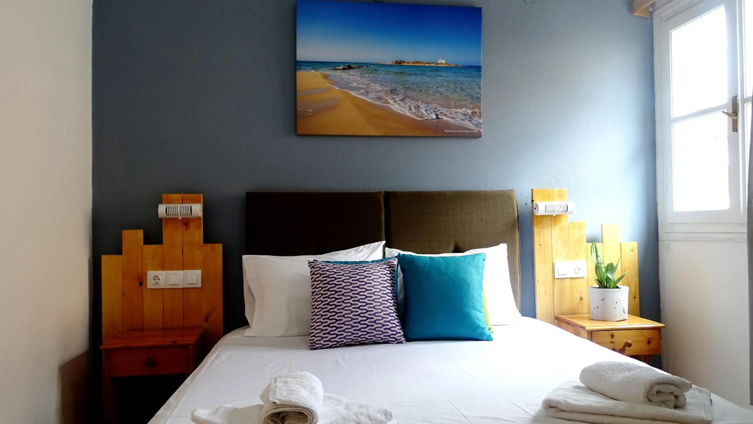 Bed in Malia Boutique Studios